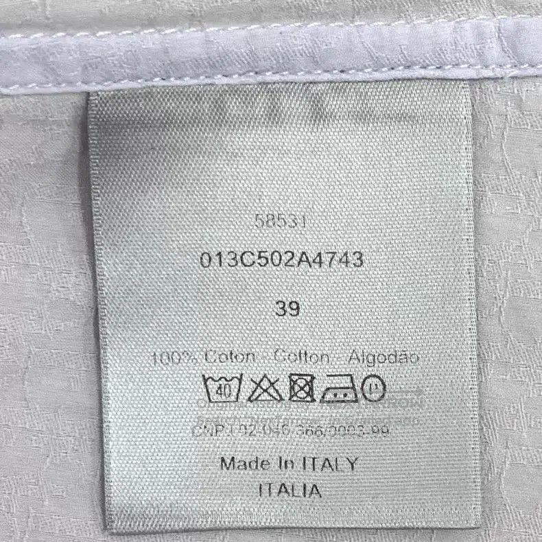 Dior Dior Size 39 Light blue logo dark pattern full print cotton Size US XXS / EU 40 - 6 Thumbnail