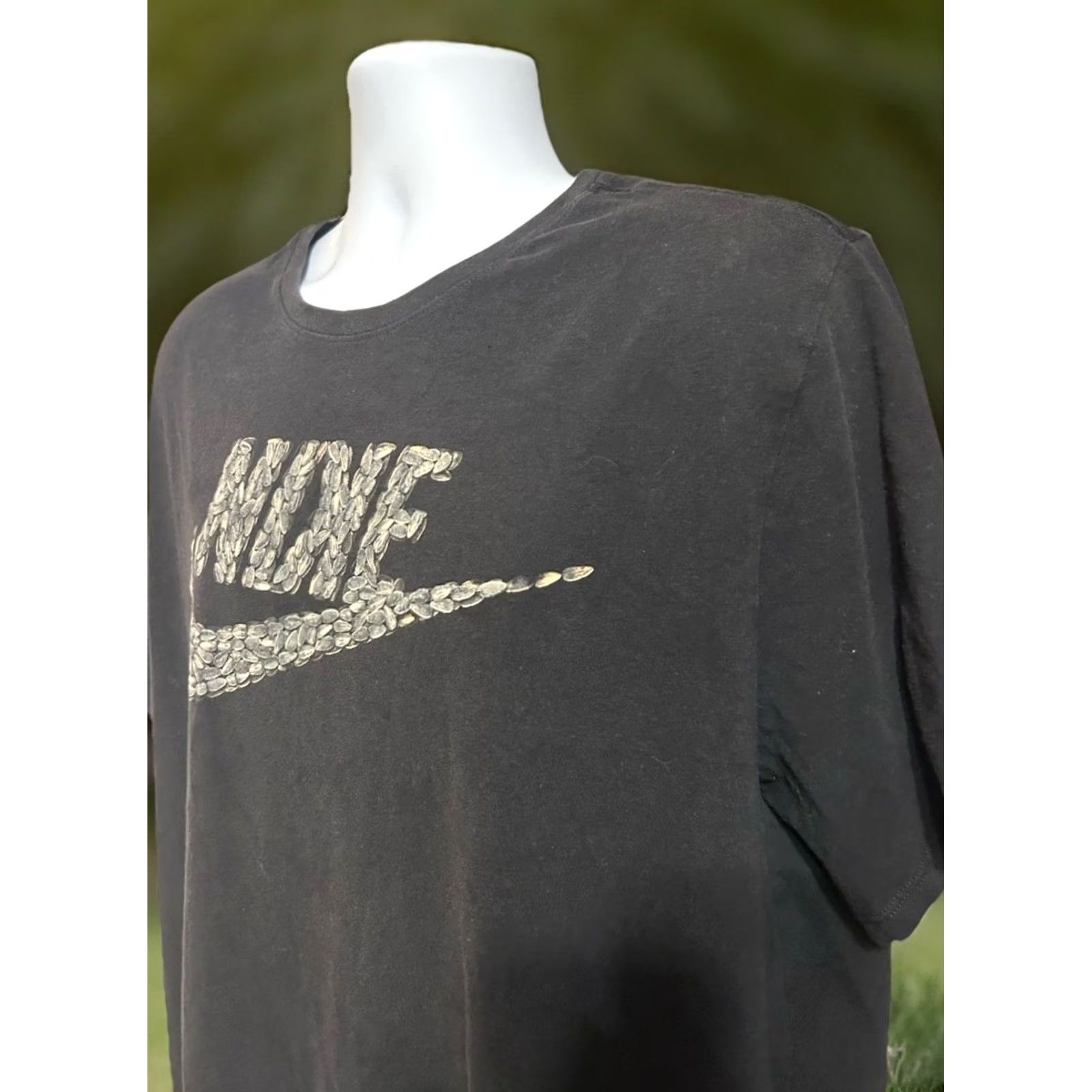 Nike New Title: Nike Dri Fit Sunflower Seeds Baseball Shirt 2XL Men's Short Sleeve Black Size US XXL / EU 58 / 5 - 6 Thumbnail