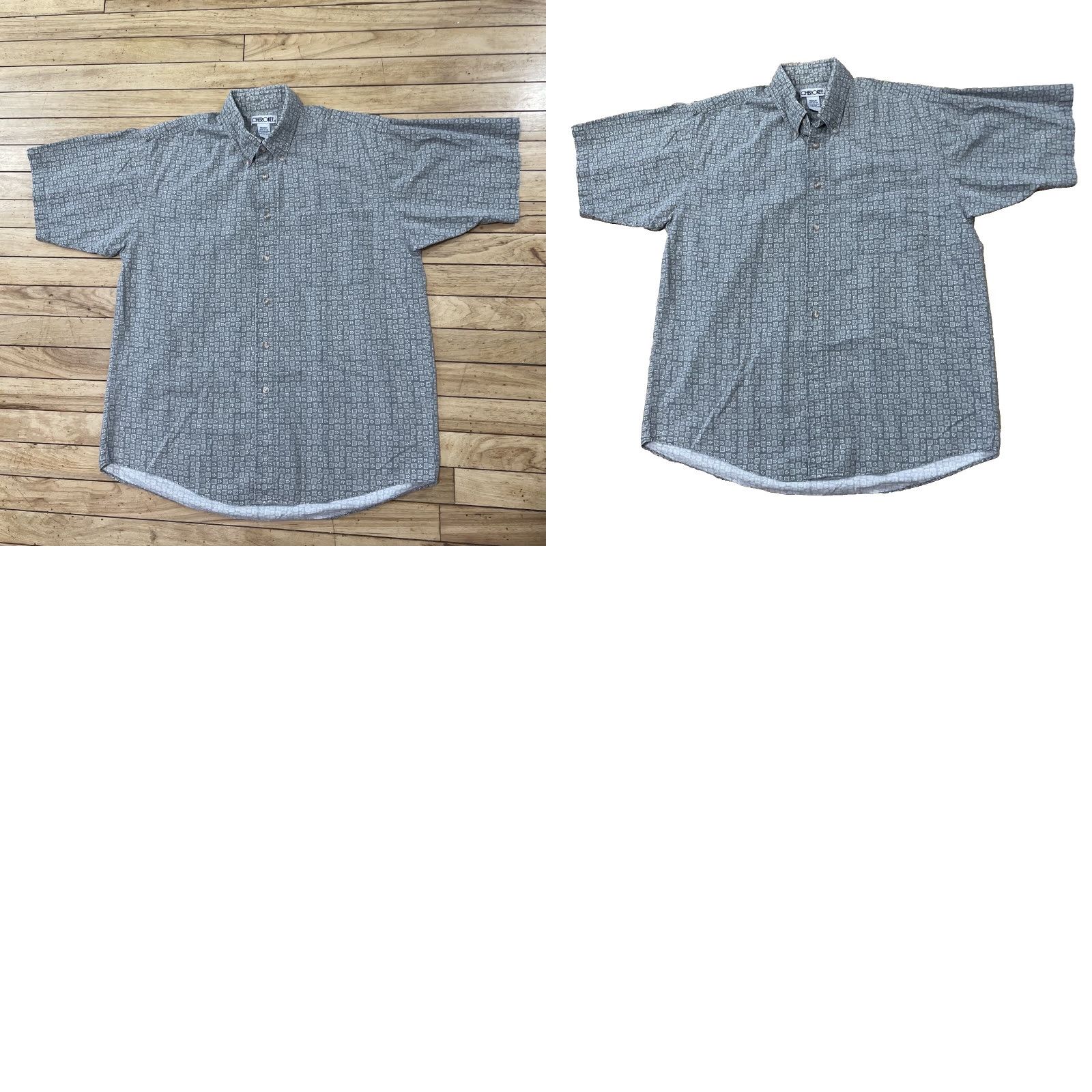 Cherokee VINTAGE Cherokee Button-Up Shirt Men M Gray Western Geometric Floral Retro Grandpa Shirt Size US M / EU 48-50 / 2 - 11 Thumbnail