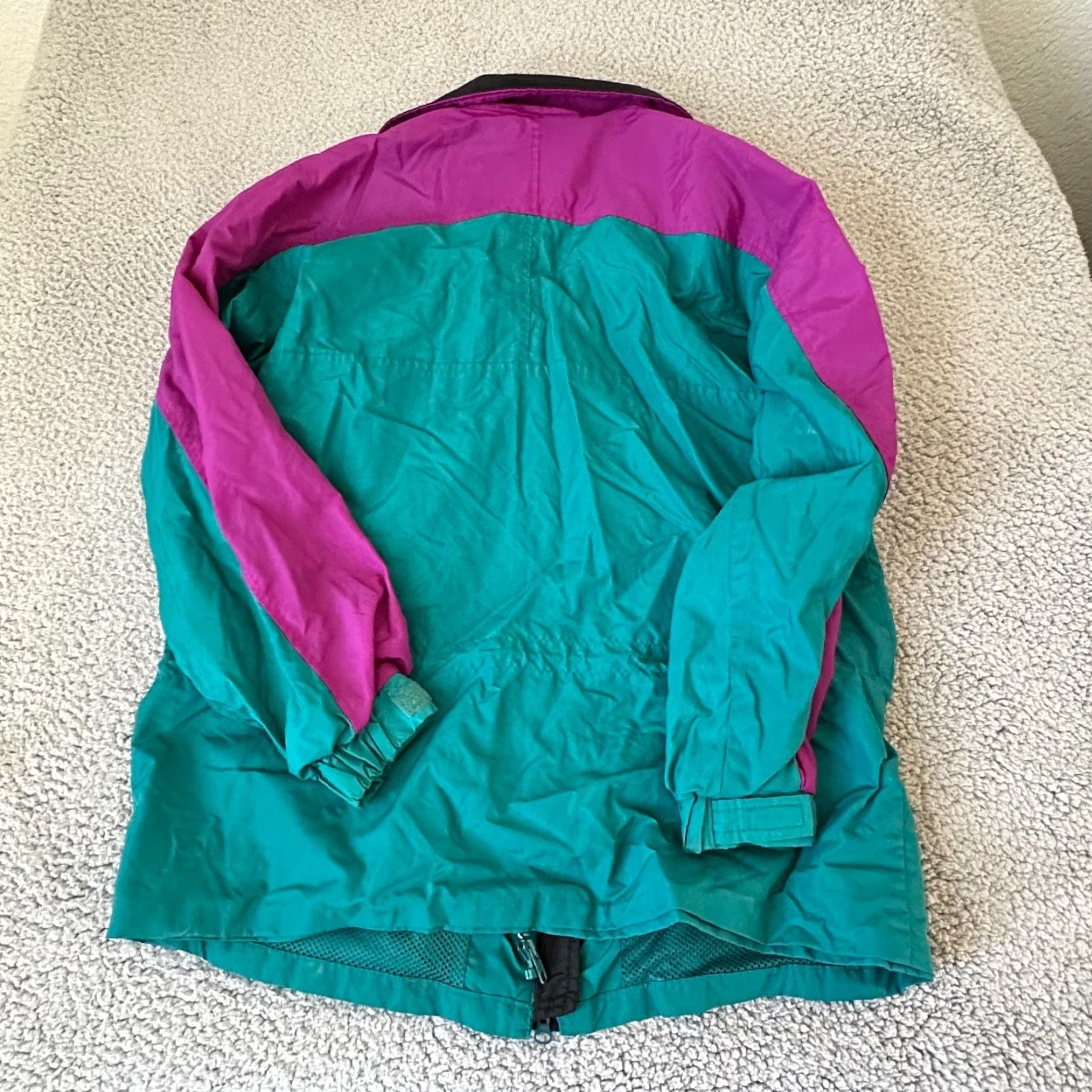 Vintage VINTAGE Columbia Jacket Womens Large Blue Pink Full Zip Winter Coat Hooded Womens Size L / US 10 / IT 46 - 7 Thumbnail