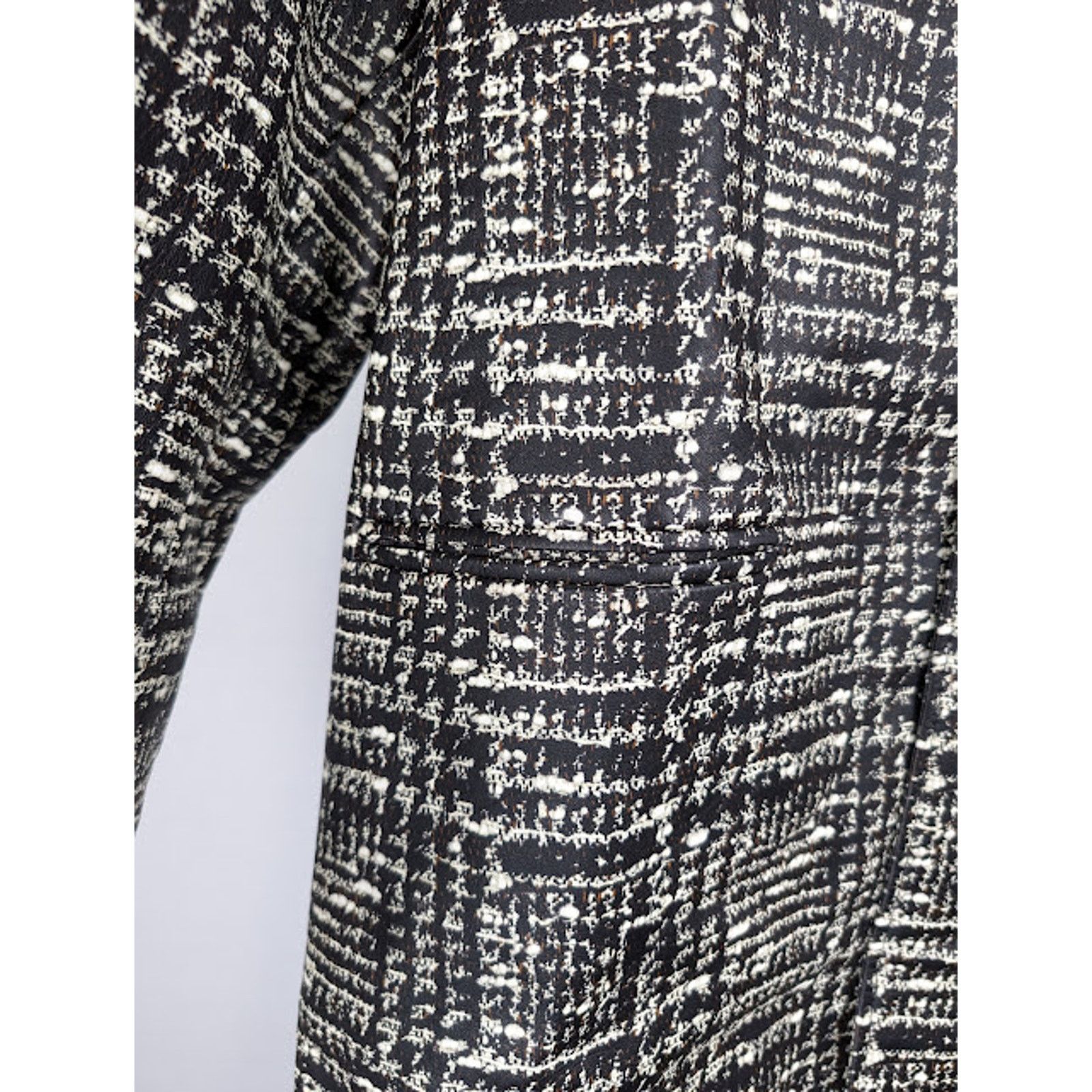 Bottega Veneta o1rshd1 Doucle Prince Of Wales Coat in White/Fondant/Camel Size US M / EU 48-50 / 2 - 5 Thumbnail