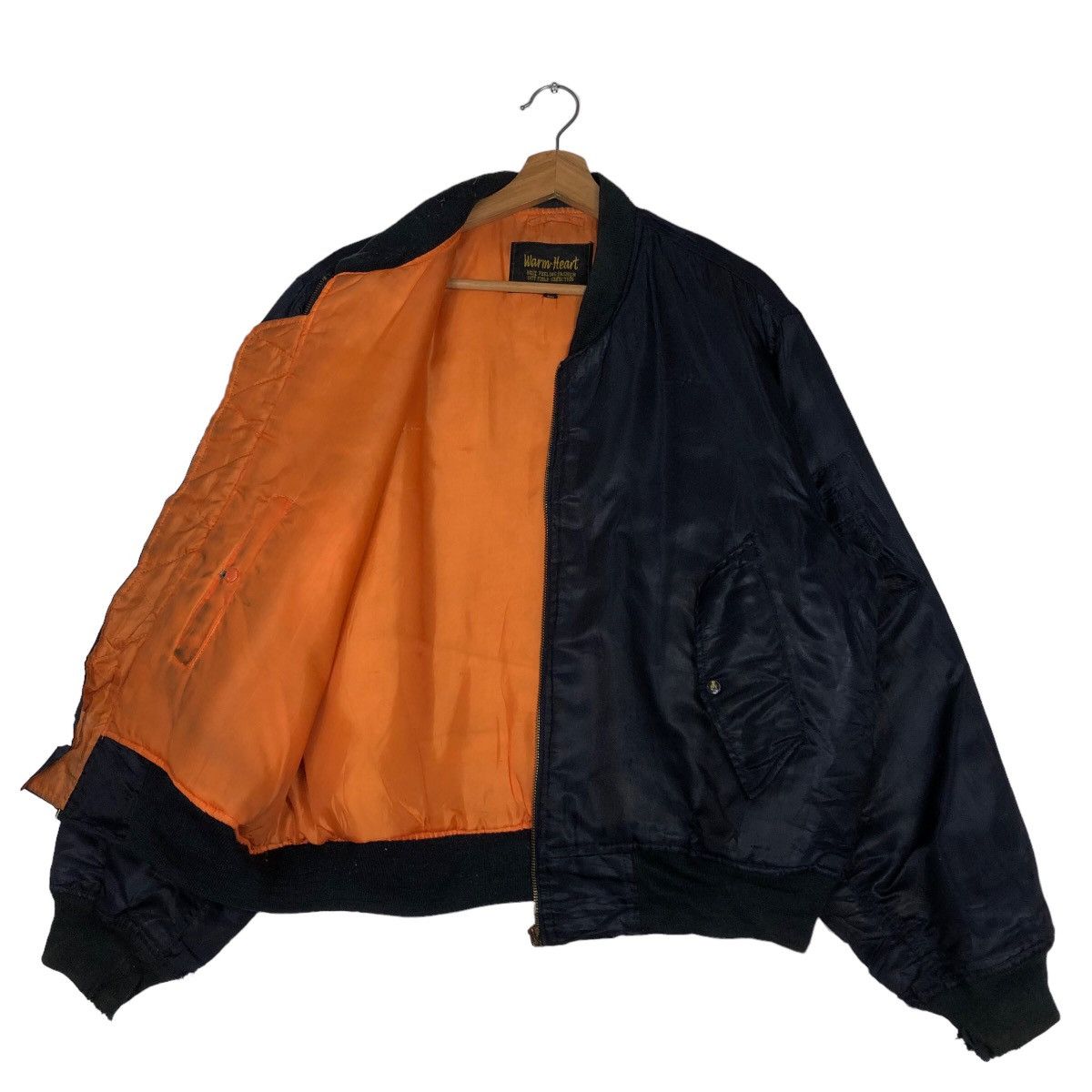 Japanese Brand 🔥RIOT RIOT WARM HEART VINTAGE BOMBER JACKET NYLON Size US M / EU 48-50 / 2 - 10 Thumbnail