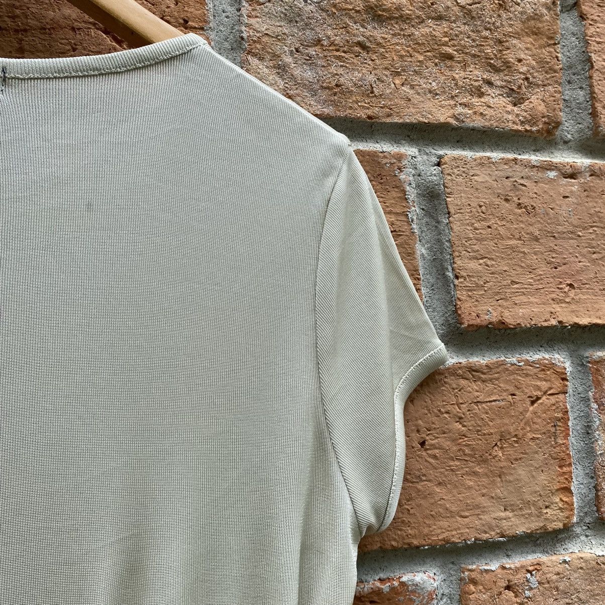 Yoshiyuki Konishi YOSHIYUKI KONISHI Soft Stretchy Fitted Tee – Beige Size M / US 6-8 / IT 42-44 - 10 Thumbnail