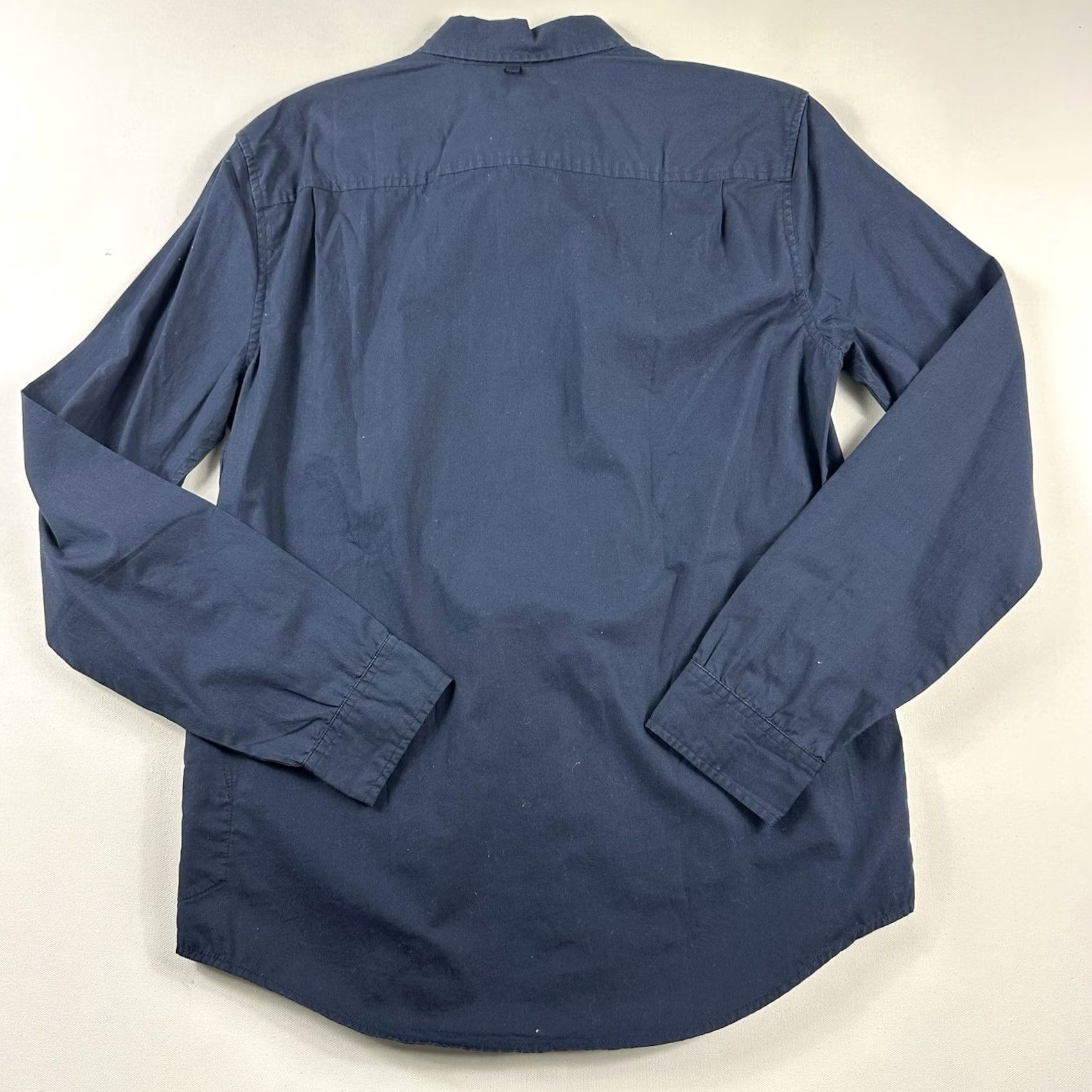 Outerknown Outerknown The Studio Shirt Ink Blue Garment Dyed Organic Cotton Mens Small Size US S / EU 44-46 / 1 - 2 Thumbnail