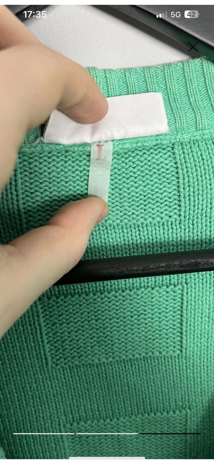 Lacoste × Vintage Vintage Lacoste sweater cardigan Size US L / EU 52-54 / 3 - 3 Thumbnail
