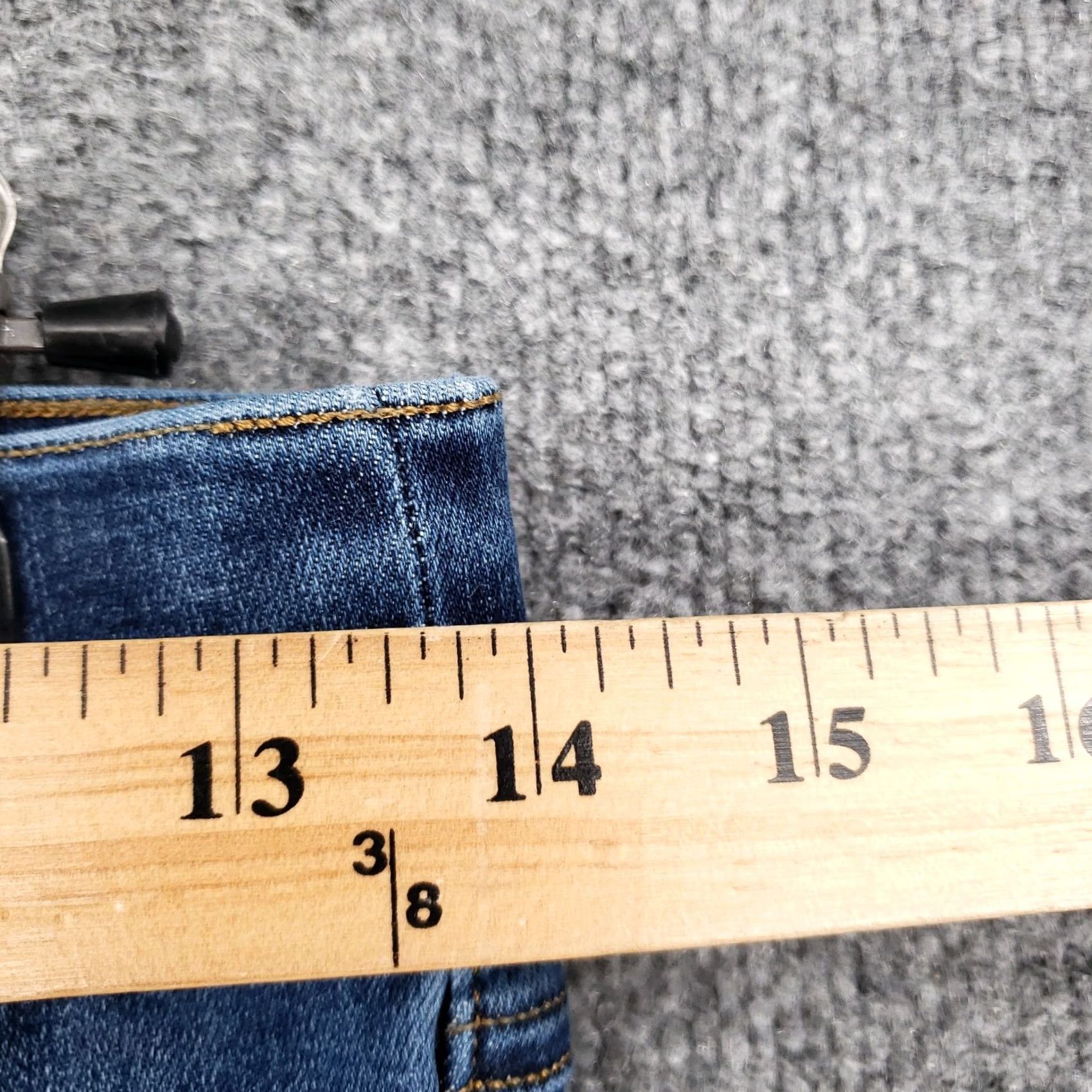 Spanx Spanx Jeans Women Medium Blue Mid Rise Stretch Jegging Dark Wash Denim Pull On Size 32" / US 10 / IT 46 - 6 Thumbnail