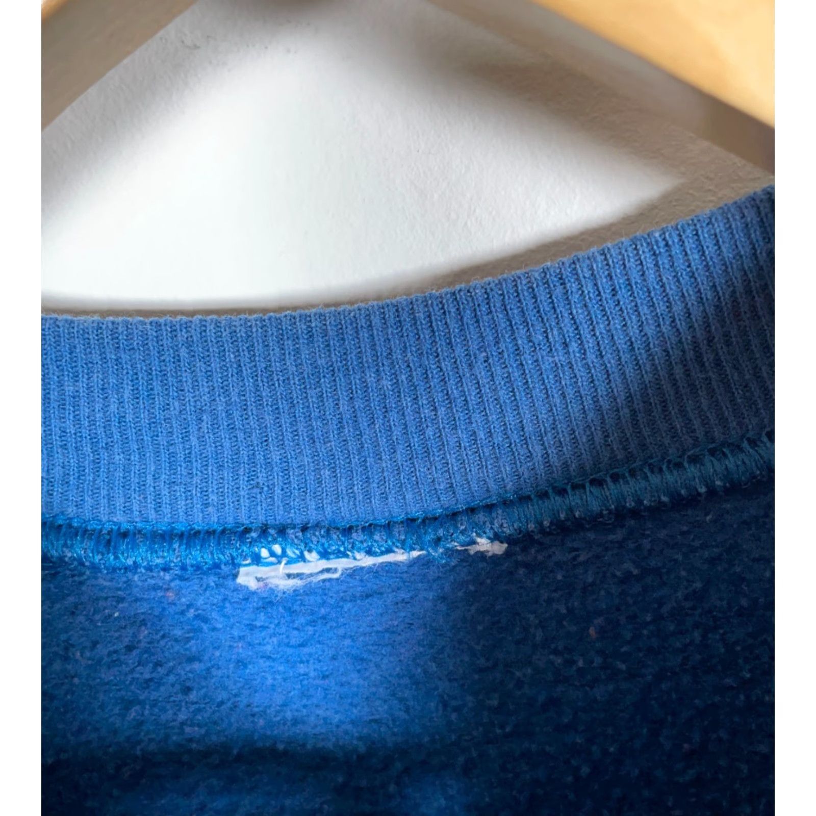 Vintage Morning Sun Grandma Bird Sweatshirt Women's XL Blue Crewneck Double Sided Flower Size XL / US 12-14 / IT 48-50 - 3 Thumbnail