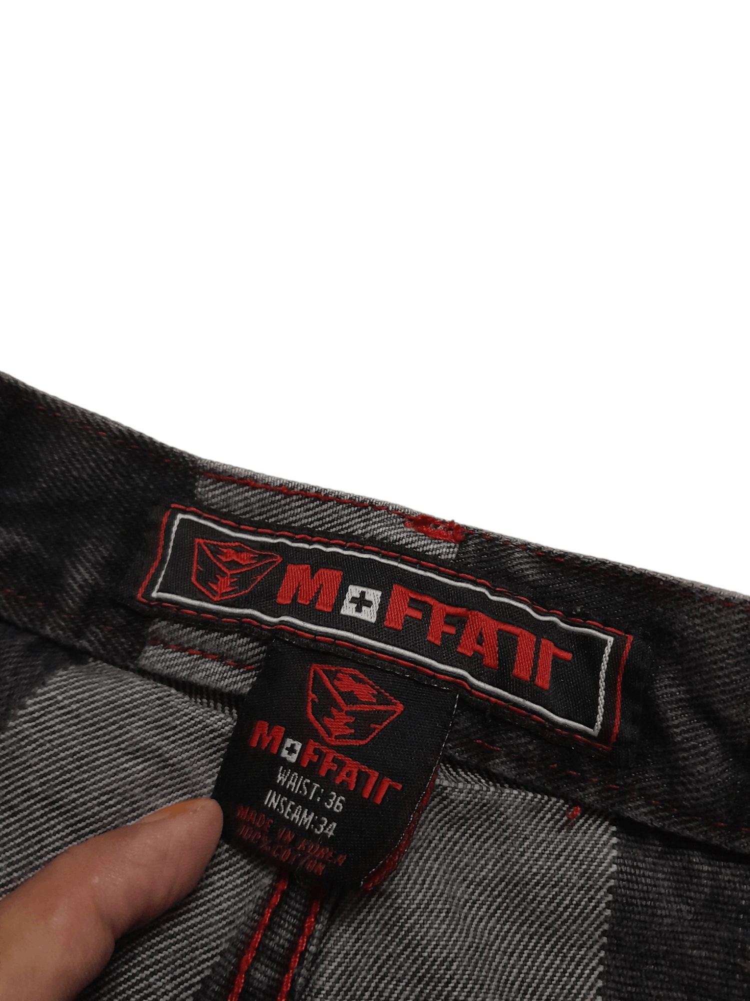 Other M+FFAT Baggy Denim Checker Patch (S158) Size US 35 - 7 Thumbnail