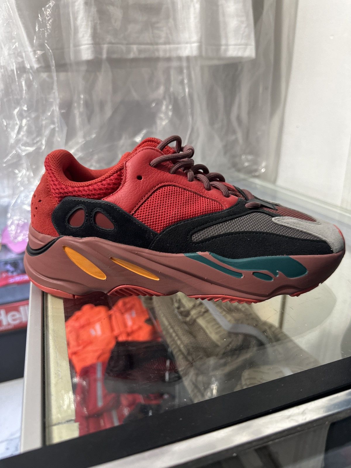 Adidas Yeezy Boost 700 Hi-Res Red Size Brand New