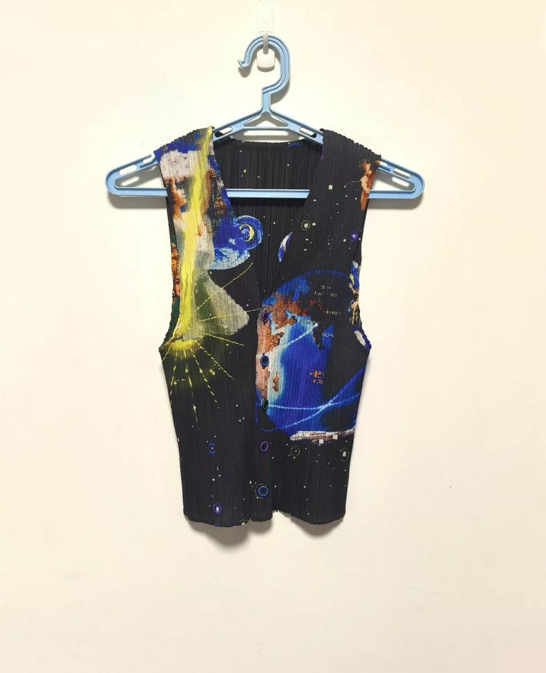 Issey Miyake Issey Miyake size:3 Tadanori Yoko's Cosmic Buddha vest Size S / US 4 / IT 40 - 1 Thumbnail