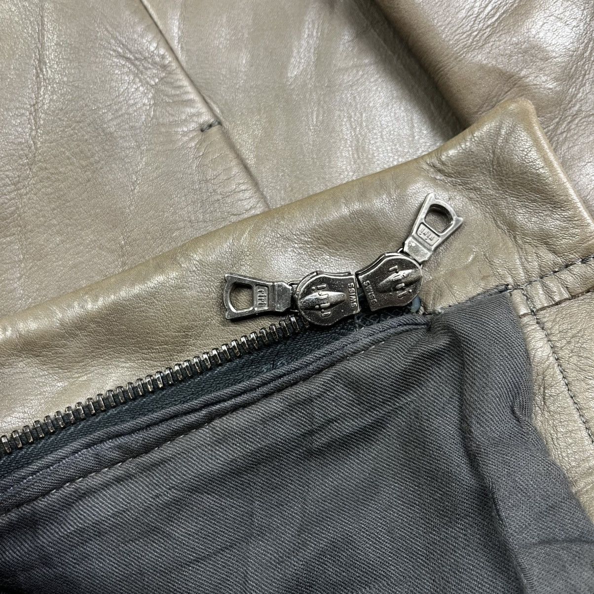 RIPVANWINKLE Rip Van Winkle double zipper steer leather jacket Size US M / EU 48-50 / 2 - 6 Thumbnail