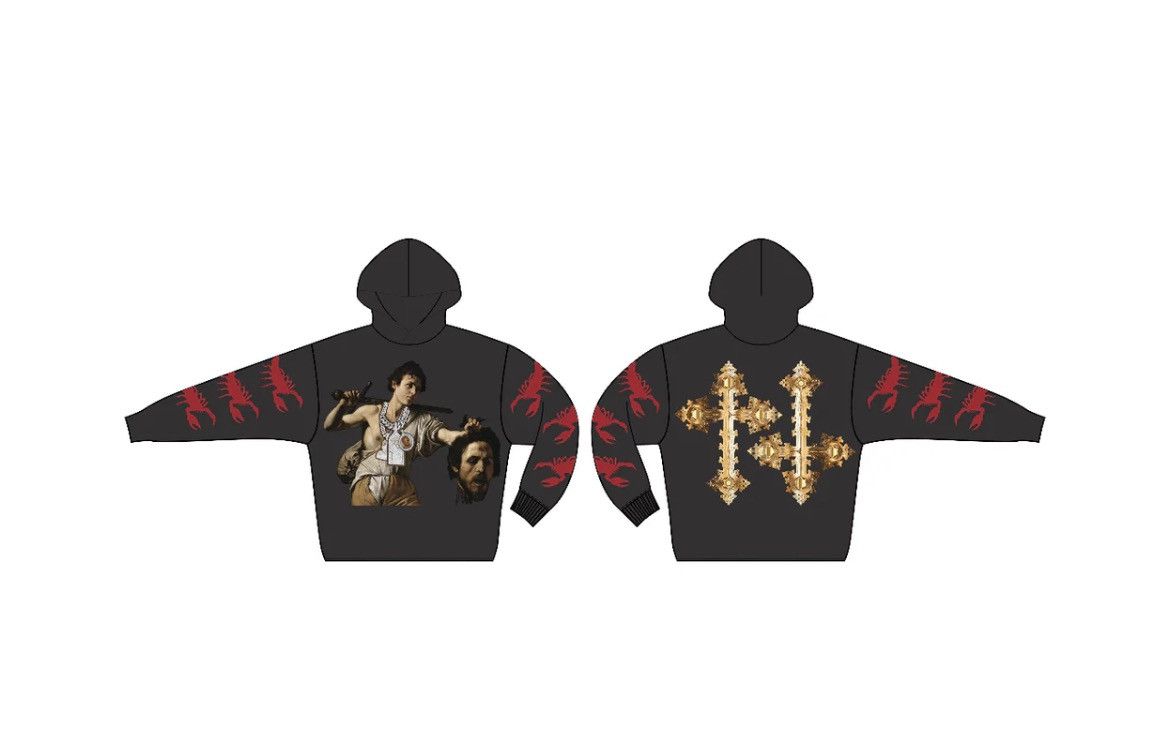 Other GXFR Westside Gunn Virgil Abloh Paris black tar hoodie | Grailed