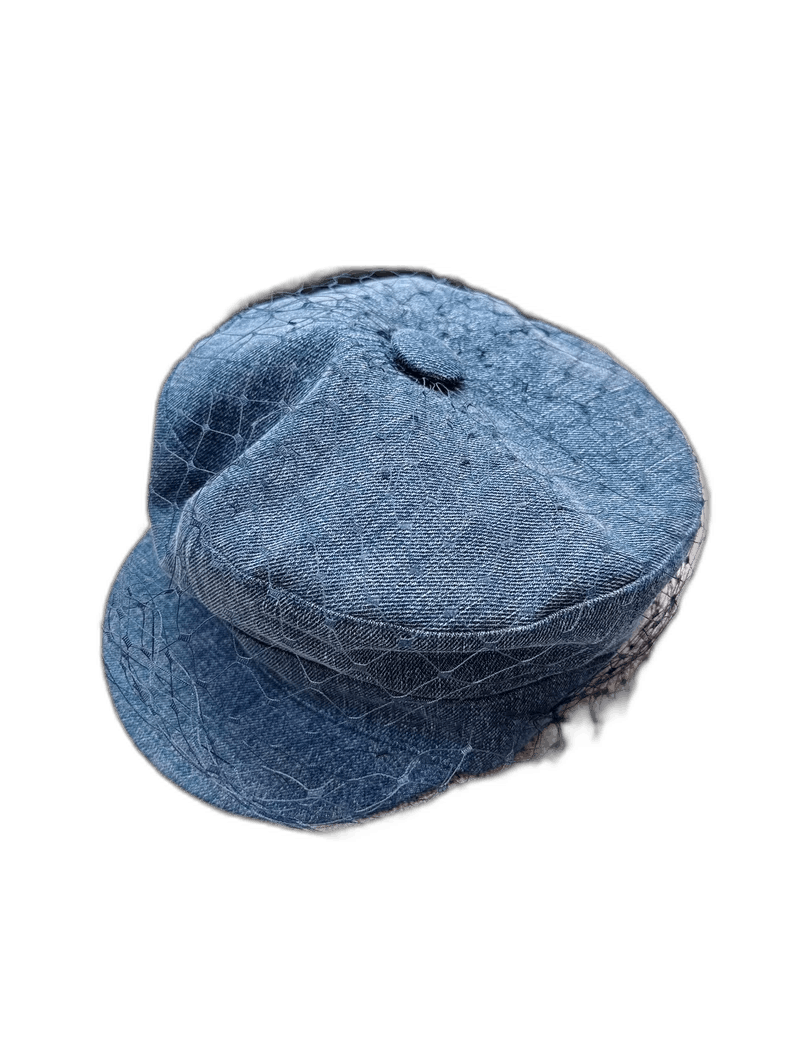 Dior Dior Blue Denim Newsboy Hat Size ONE SIZE - 1 Thumbnail