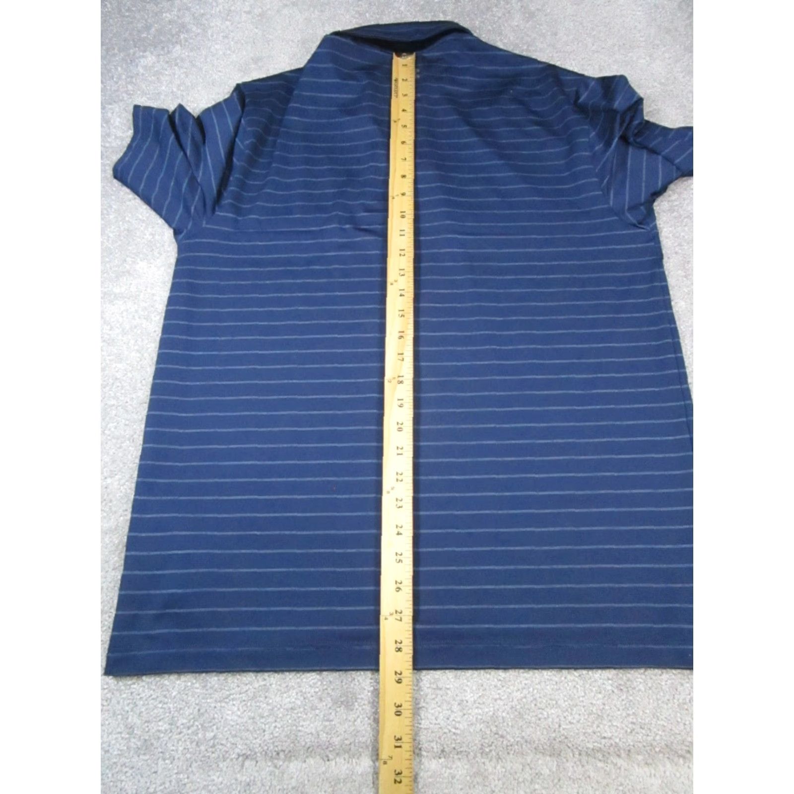 Under Armour Under Armour Polo Shirt Mens L Blue HeatGear Golf Striped Short Sleeve Collared polo Mens Size US L / EU 52-54 / 3 - 6 Thumbnail