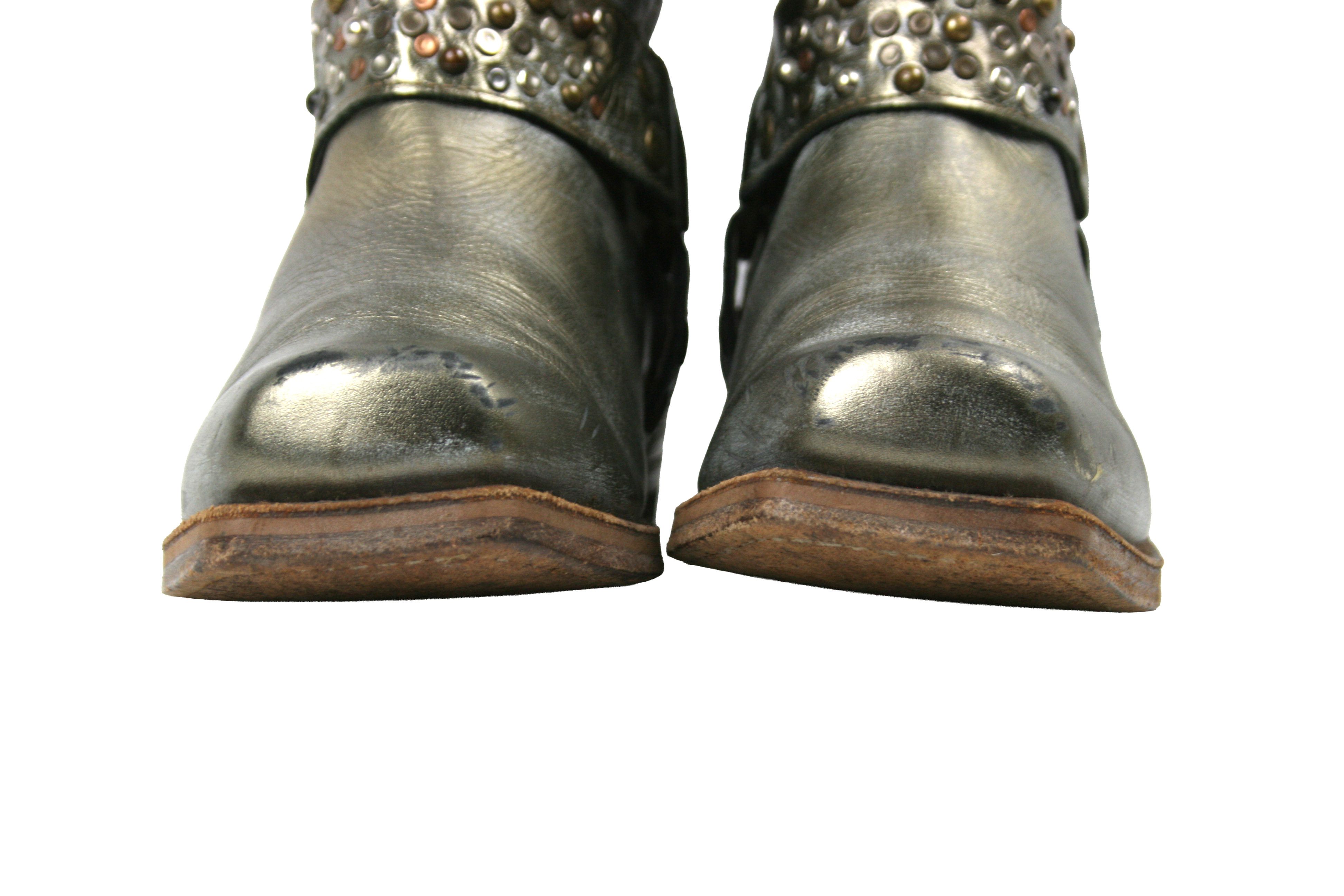 Sendra 00S Cowboy Studded Hog Toe Boots Vintage Size US 7 / IT 37 - 4 Thumbnail