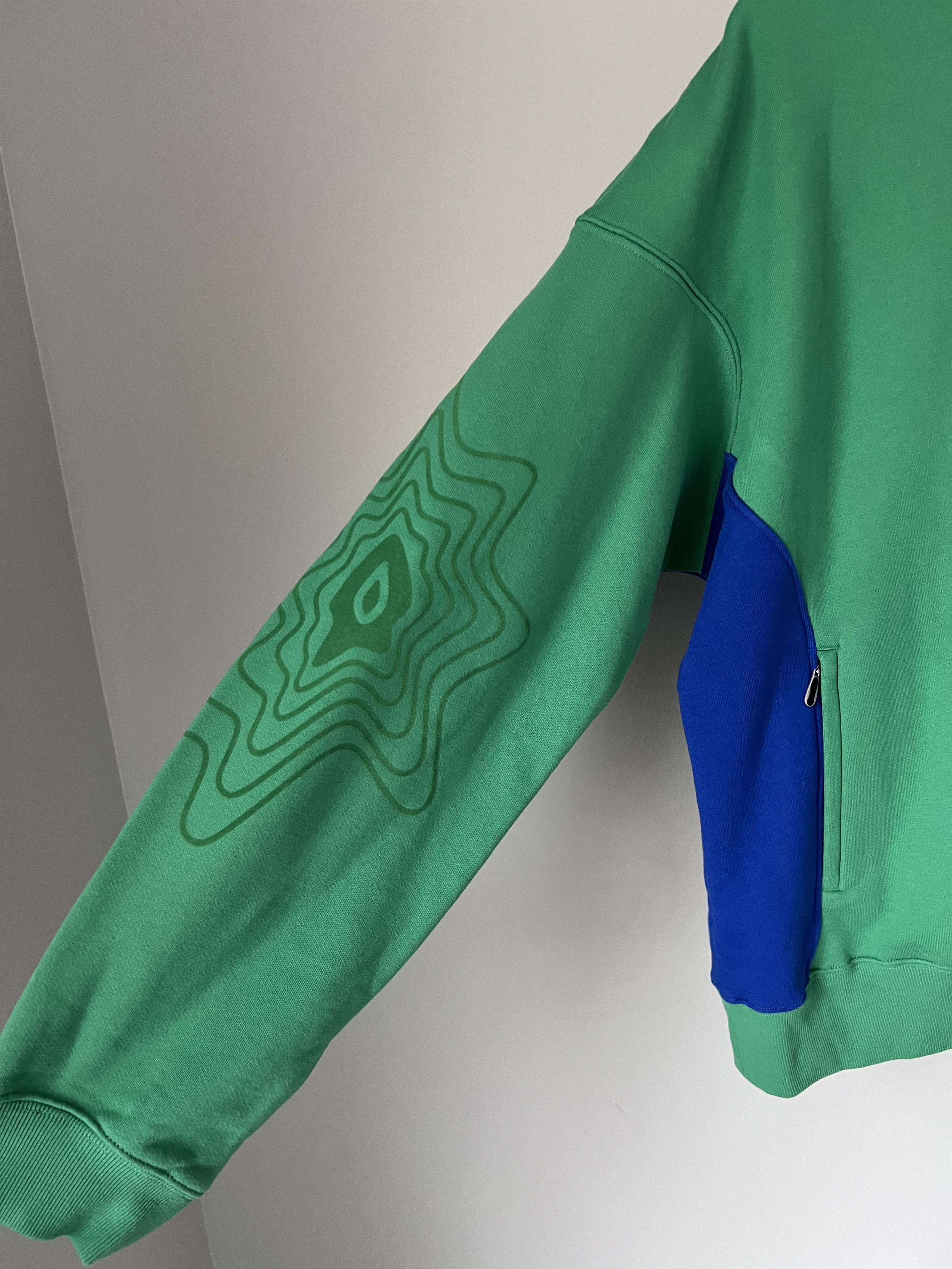 Asics × Kiko Kostadinov Asics Novalis Bixance Sweatshirt in Green Size US L / EU 52-54 / 3 - 4 Thumbnail