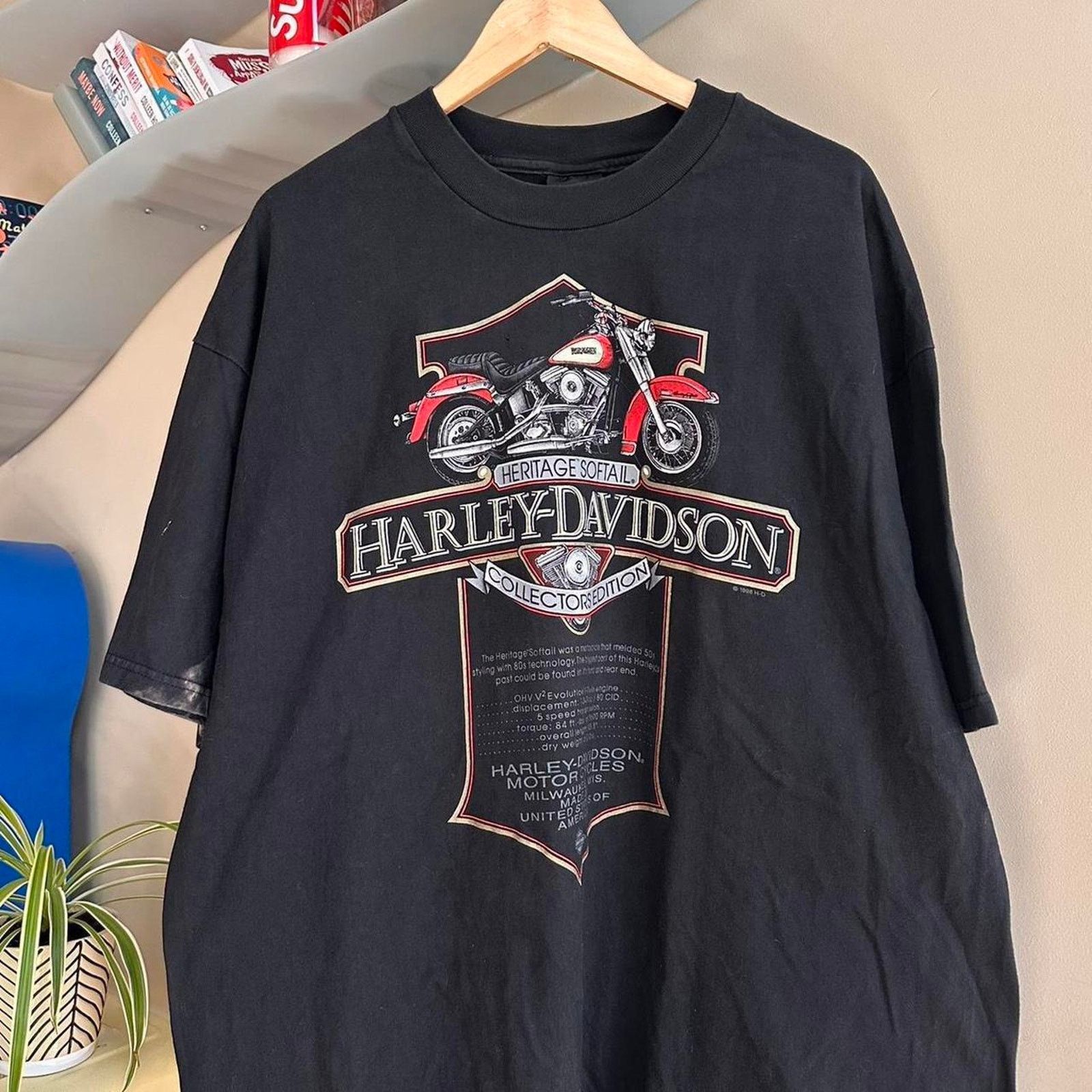 Harley Davidson × Vintage Vintage 1996 Harley Davidson Shirt Size US XXL / EU 58 / 5 - 2 Thumbnail