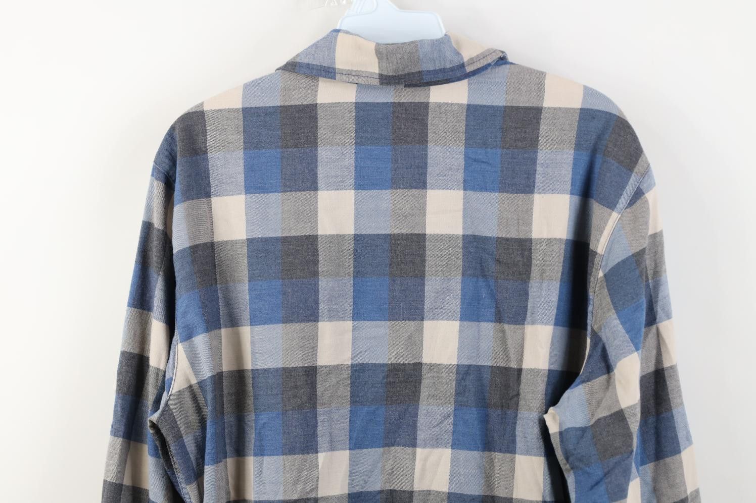 Woolrich Woolen Mills Vintage Y2K Woolrich Collared Button Shirt Blue Plaid Size US M / EU 48-50 / 2 - 14 Thumbnail