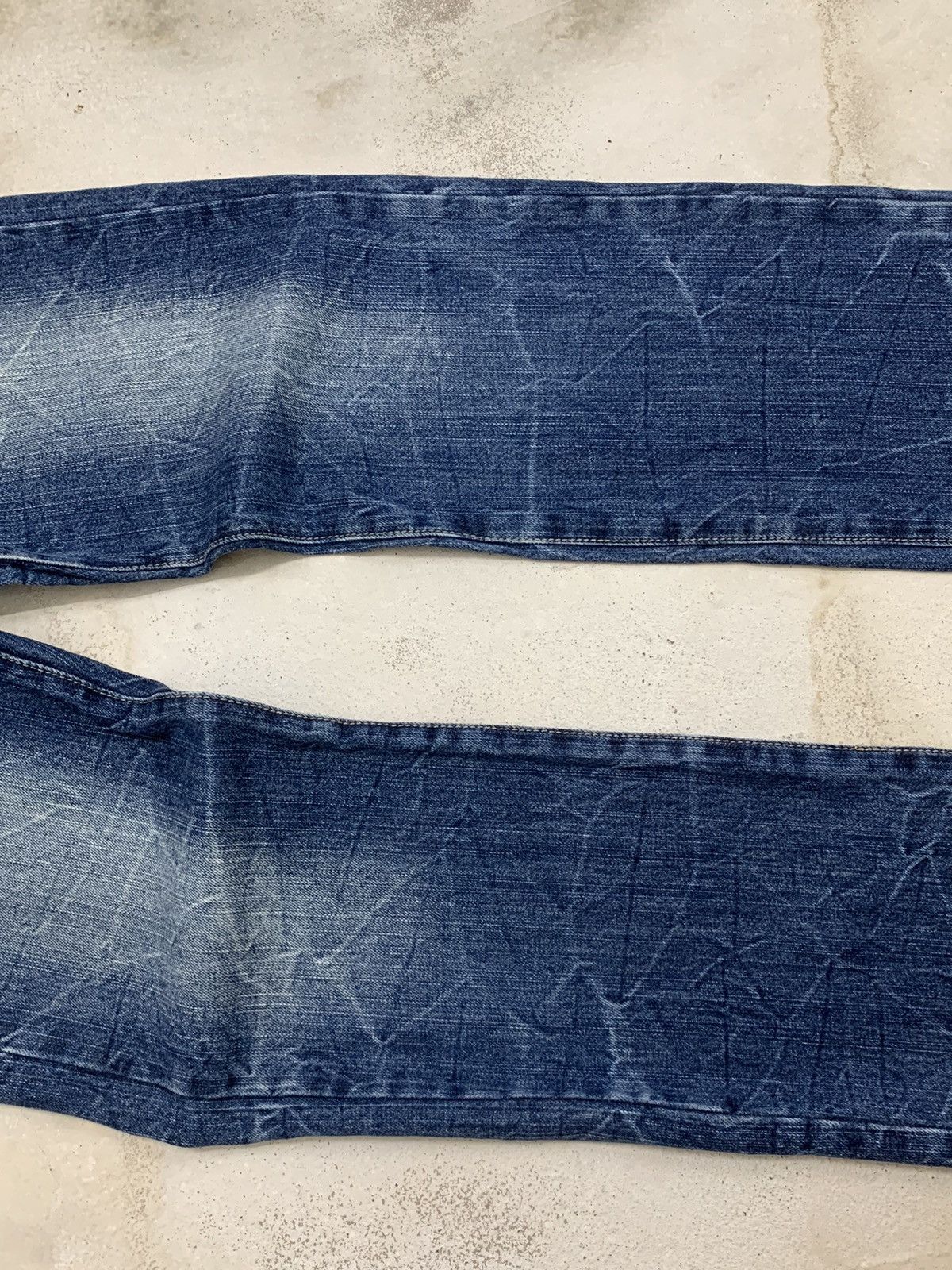 20471120 × Hysteric Glamour × Japanese Brand Back Forth Gothic Wing Seditionaries Bondage Denim Pants Size US 27 - 12 Thumbnail