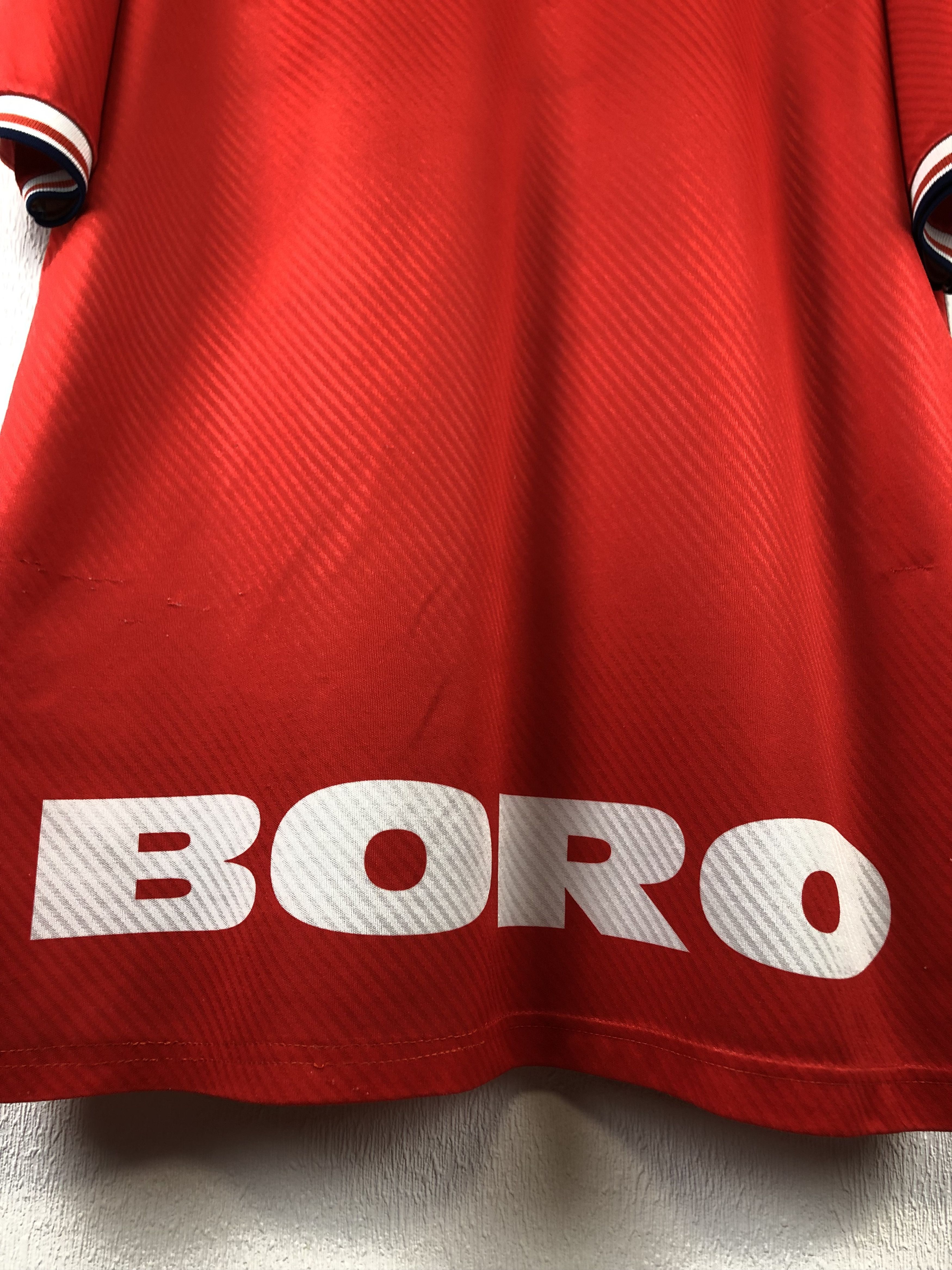 Vintage Middlesbrough shirt 1997 Soccer Errea Jersey Mens Trikot Size US XL / EU 56 / 4 - 13 Thumbnail