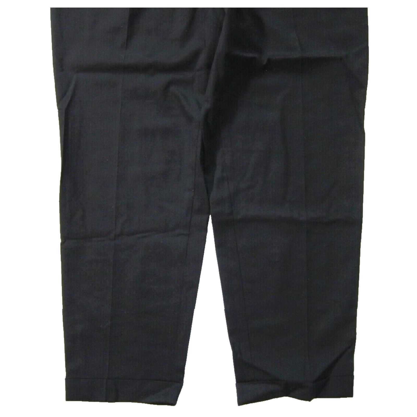 J.Crew J.Crew Black Wool Stretch Pleated Casual Pocket Chino City Fit Pant Women 6 Wool Black 80s 90s American Dress Pant Women 6 Size 28" / US 6 / IT 42 - 6 Thumbnail