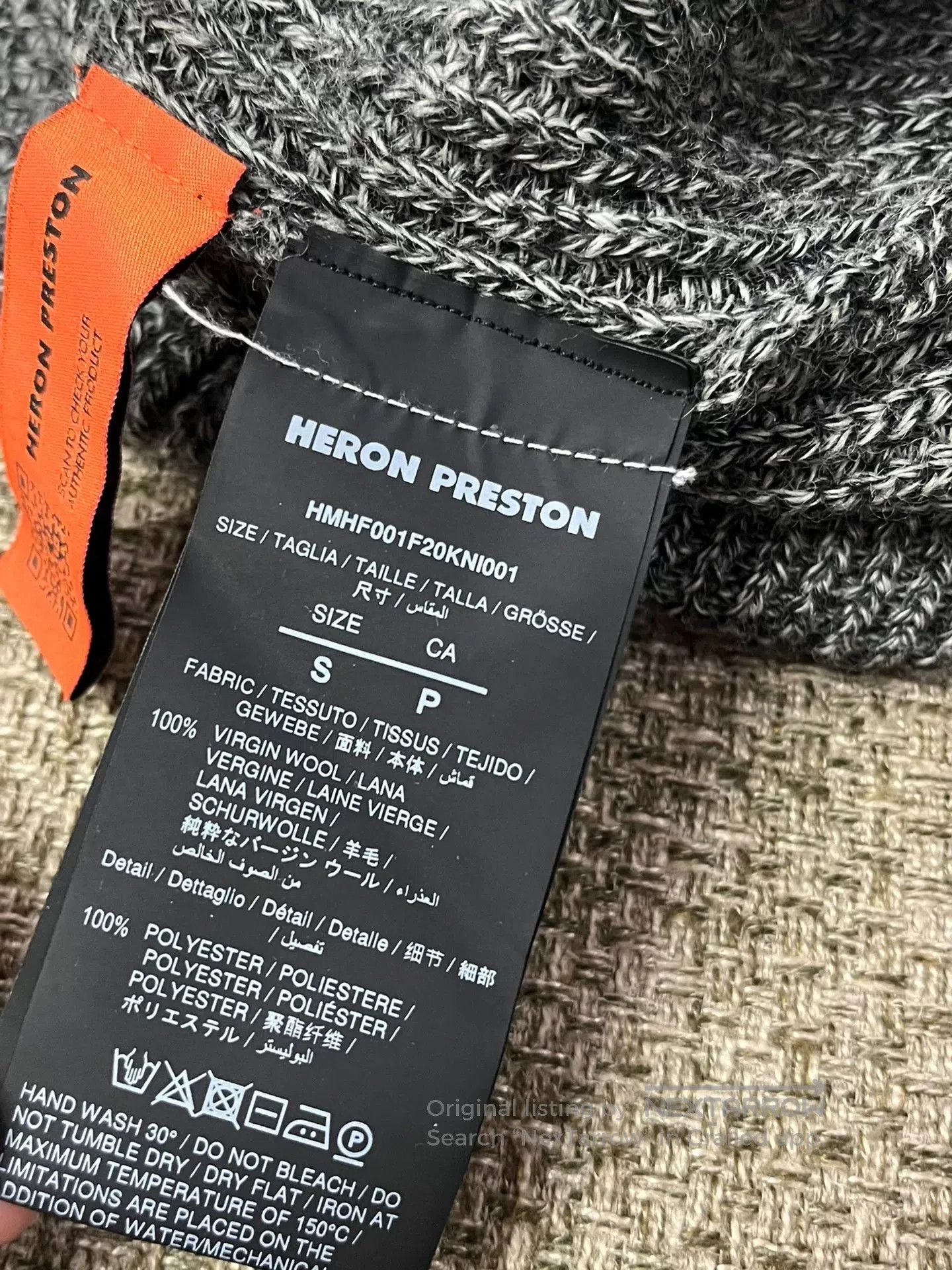Heron Preston Heron Preston Wool High Neck Sweater. Size US S / EU 44-46 / 1 - 7 Thumbnail