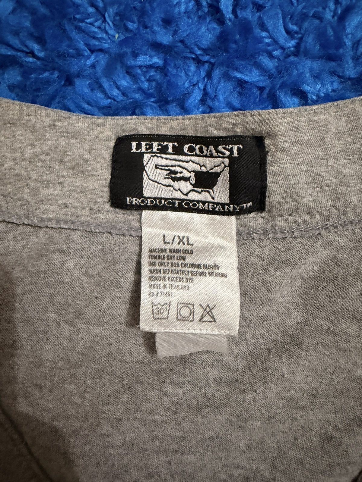 Other Vintage XL 00s Left Coast Short Front Pocket Baseball Jersey Size US XL / EU 56 / 4 - 2 Thumbnail
