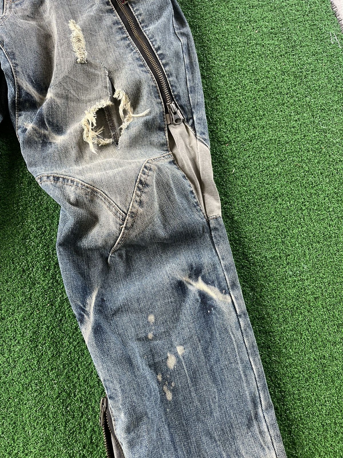 Japanese Brand × PPFM 🔥RARE PPFM Mad Punk Distressed Denime Jeans 🇯🇵 Size US 32 / EU 48 - 7 Thumbnail