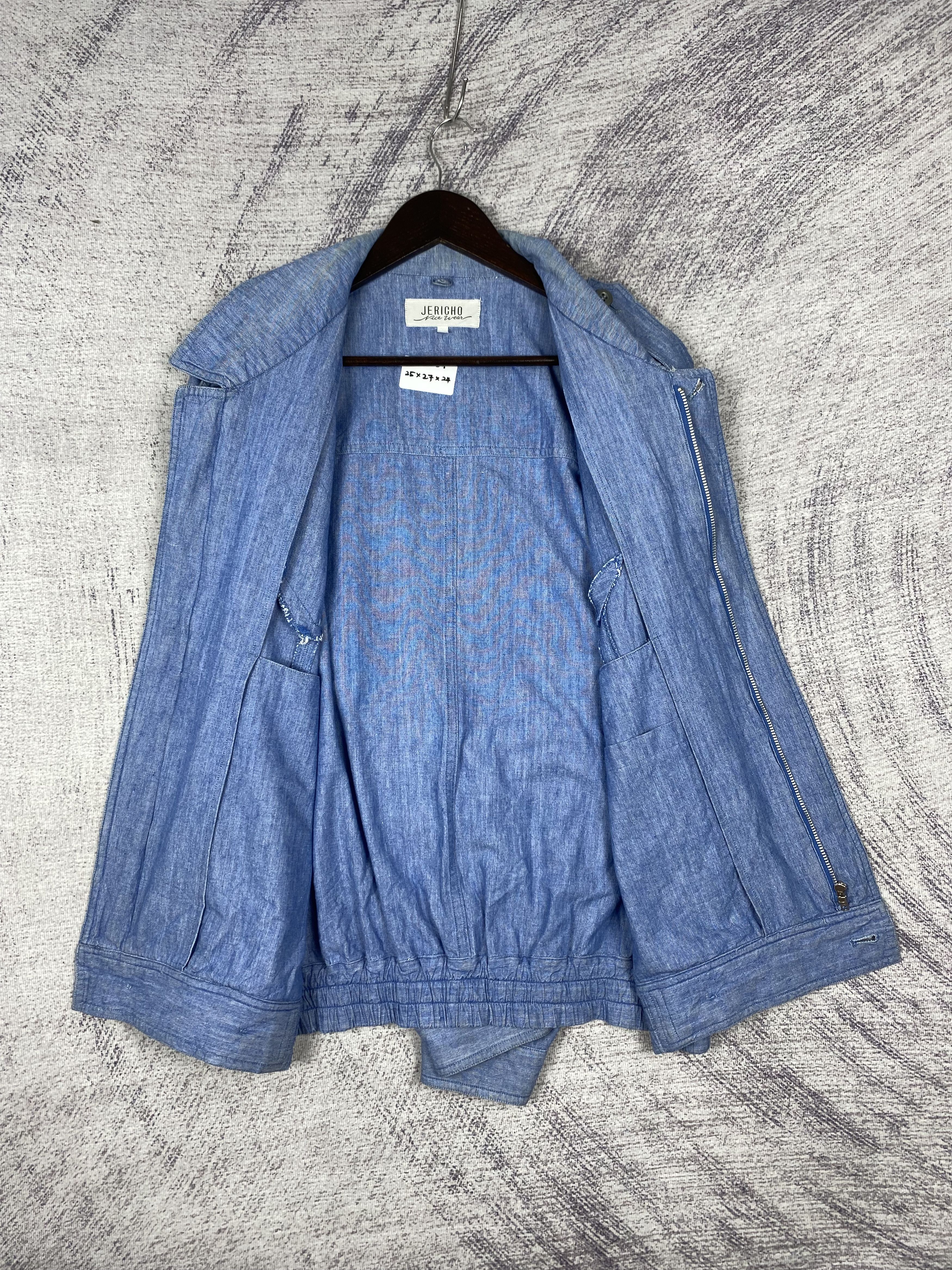 Japanese Brand Vintage Jericho Light Blue Denim Military-Style Size US M / EU 48-50 / 2 - 7 Thumbnail