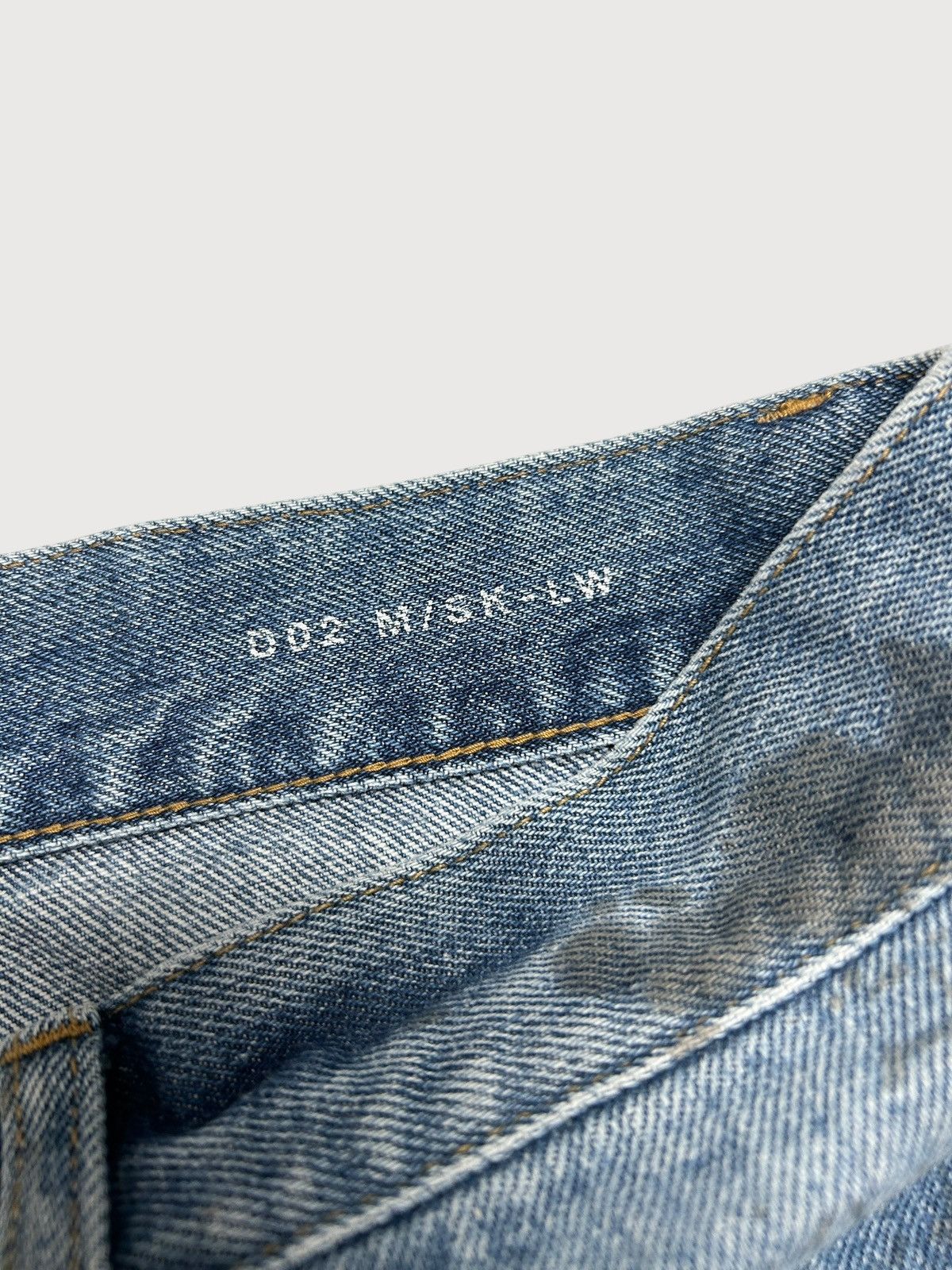 Saint Laurent Paris 2016 Repaired Croc Print Denim Size US 30 / EU 46 - 10 Thumbnail