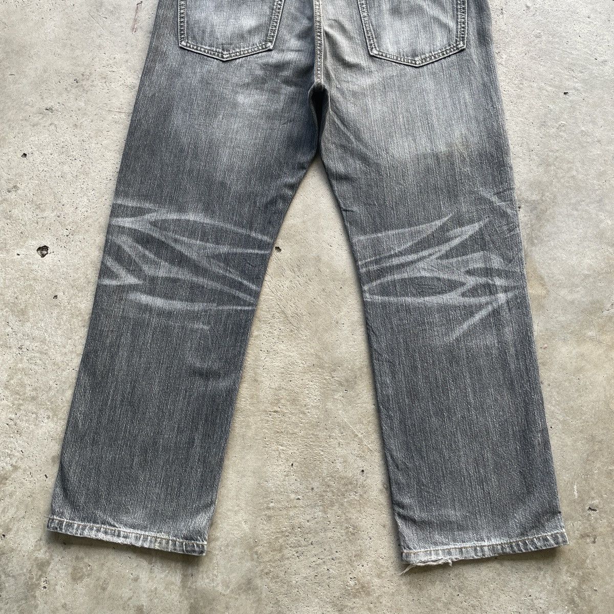 Japanese Brand × Jean × Vintage W35 Vintage Japan Faded Black Jeans Distressed Denim Pants Size US 35 - 10 Thumbnail