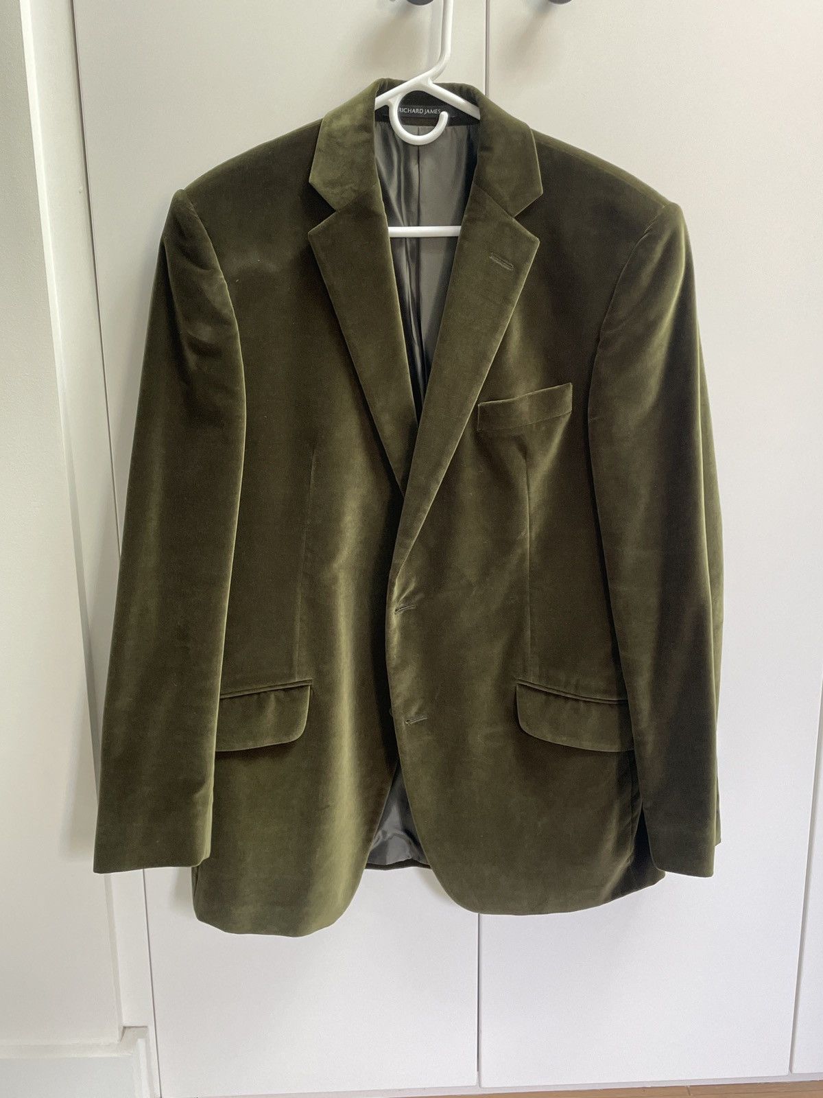 Richard James Richard james luxury green satin lined blazer Size 42L - 1 Thumbnail
