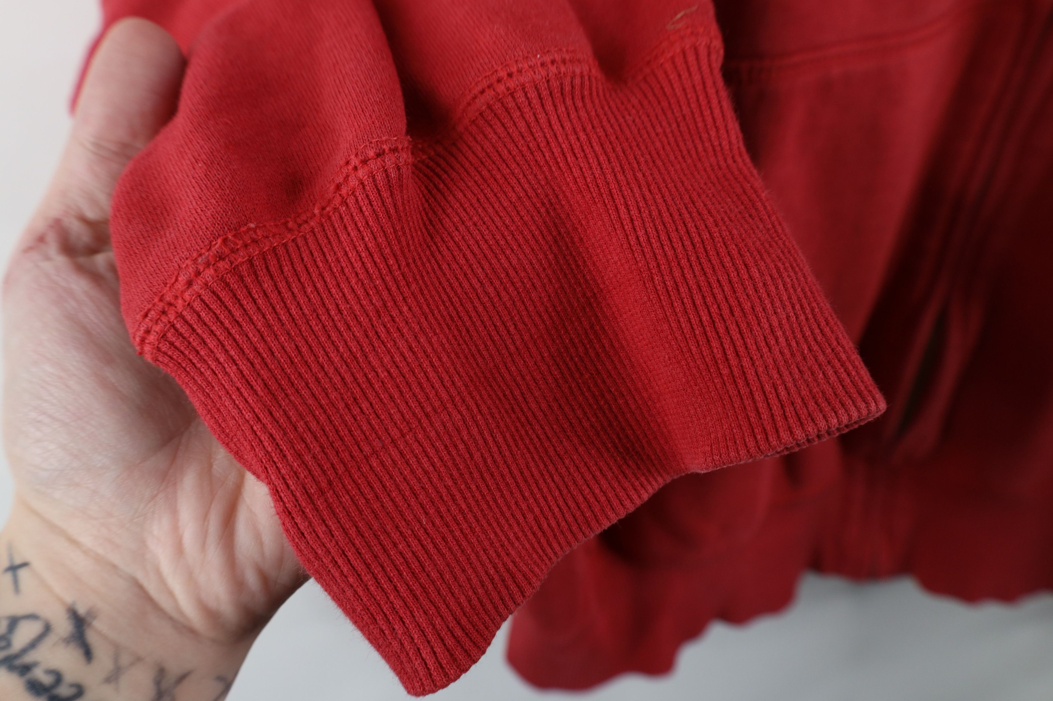 Nike × Vintage Vintage Nike Mini Swoosh Boston Red Sox Baseball Zip Hoodie Size US XL / EU 56 / 4 - 10 Thumbnail