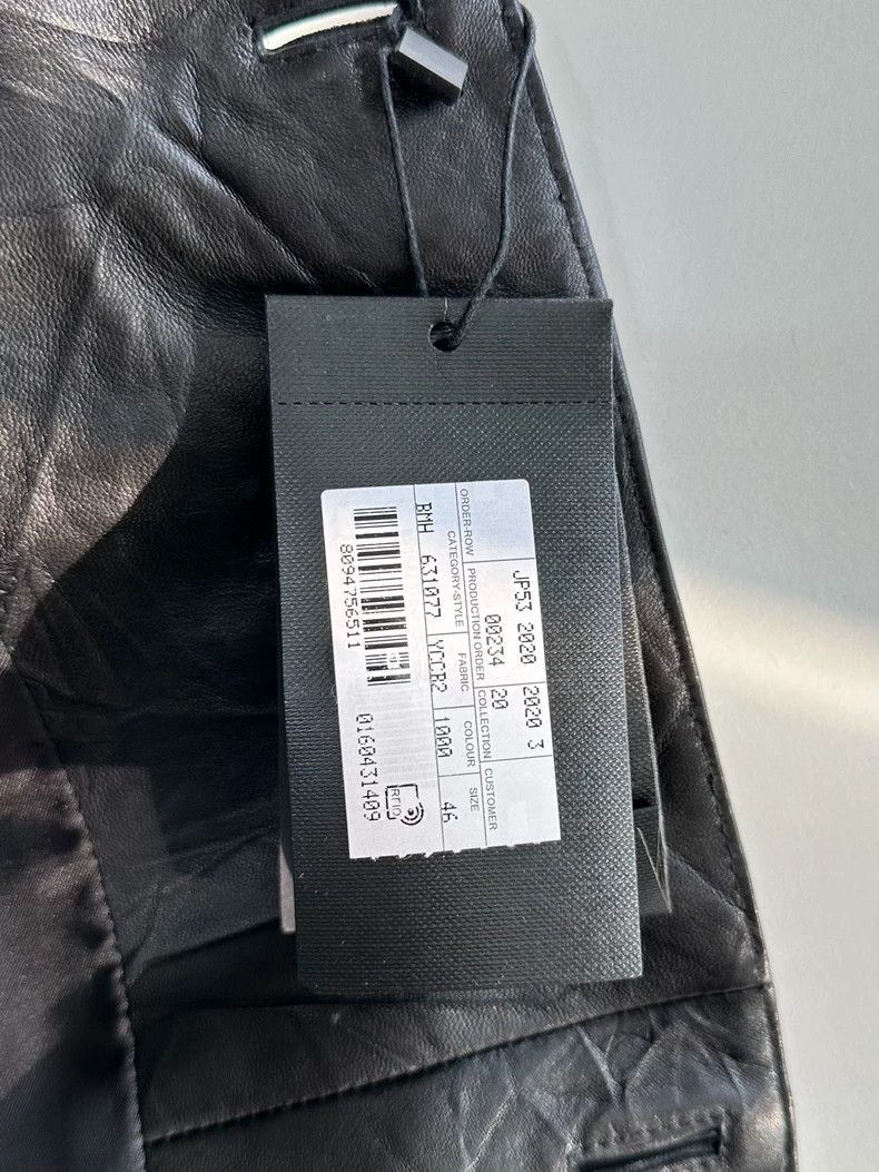 Saint Laurent Paris Saint Laurent Paris Men's dark patterned leather jacket-250 Size US S / EU 44-46 / 1 - 3 Thumbnail