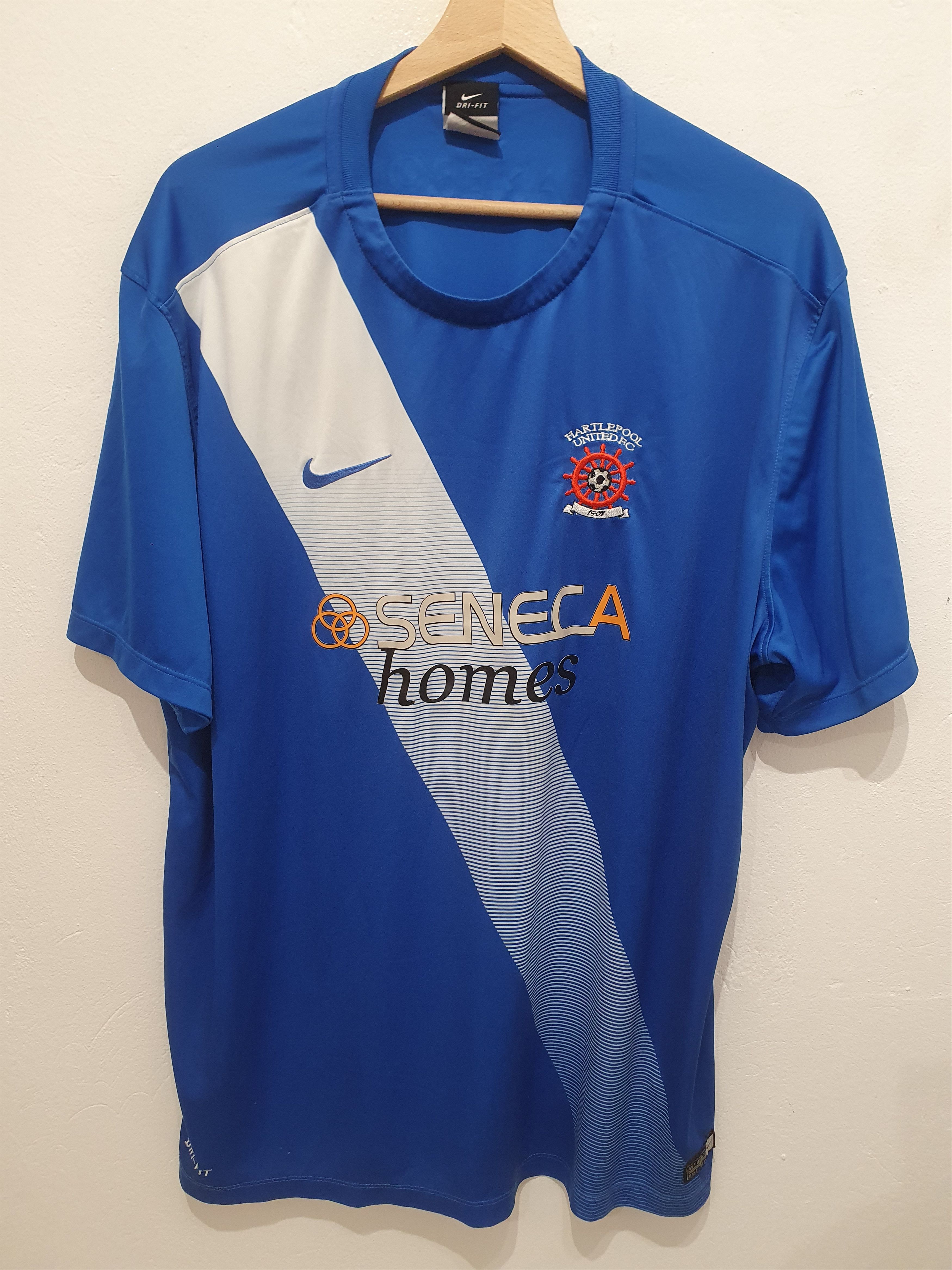 image of Hartlepool United Fc Nike Size XL Football Shirt Jersey in Blue, Men's