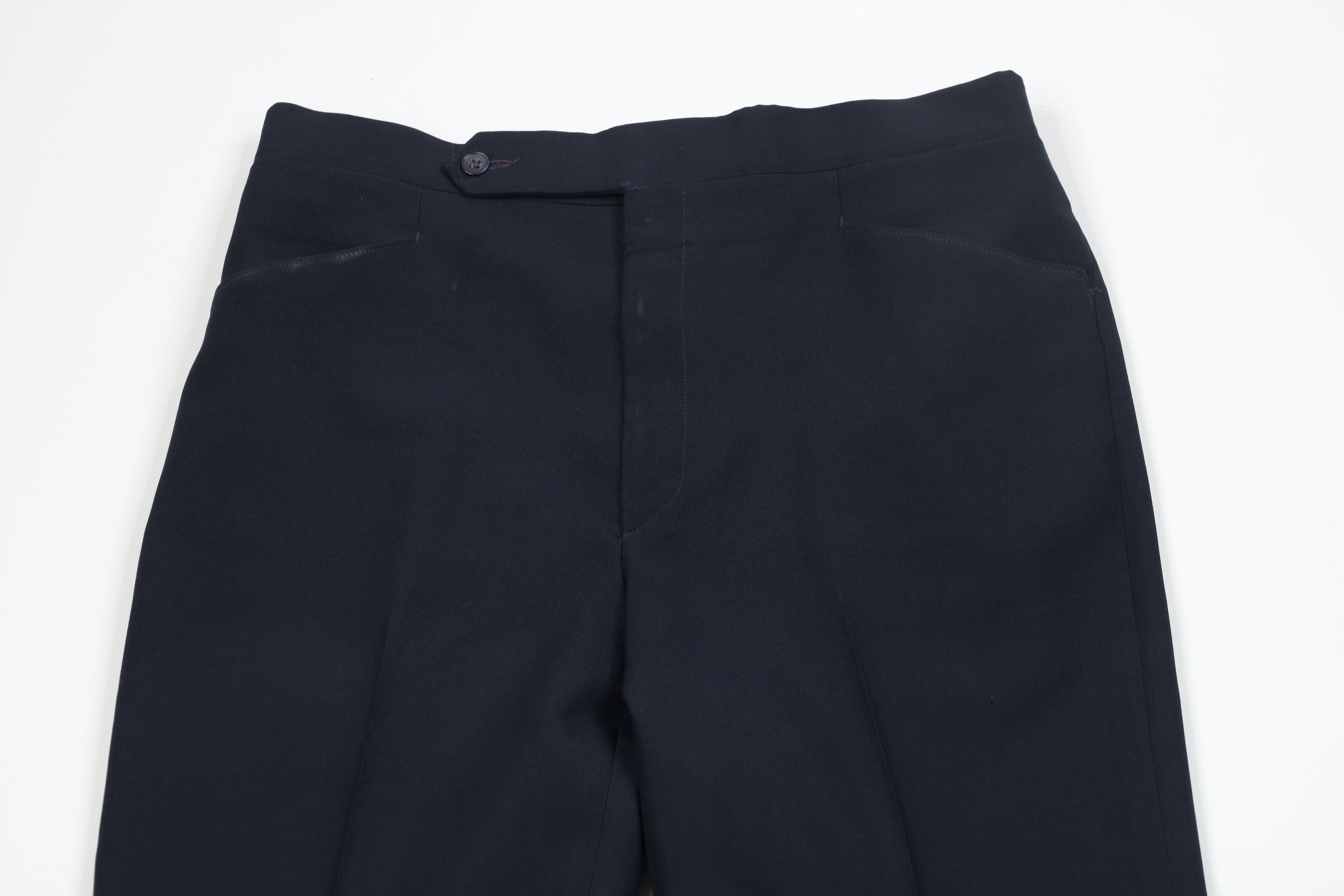 Vintage Vintage 70s Streetwear Knit Flared Wide Leg Chino Pants USA Size US 34 / EU 50 - 2 Thumbnail