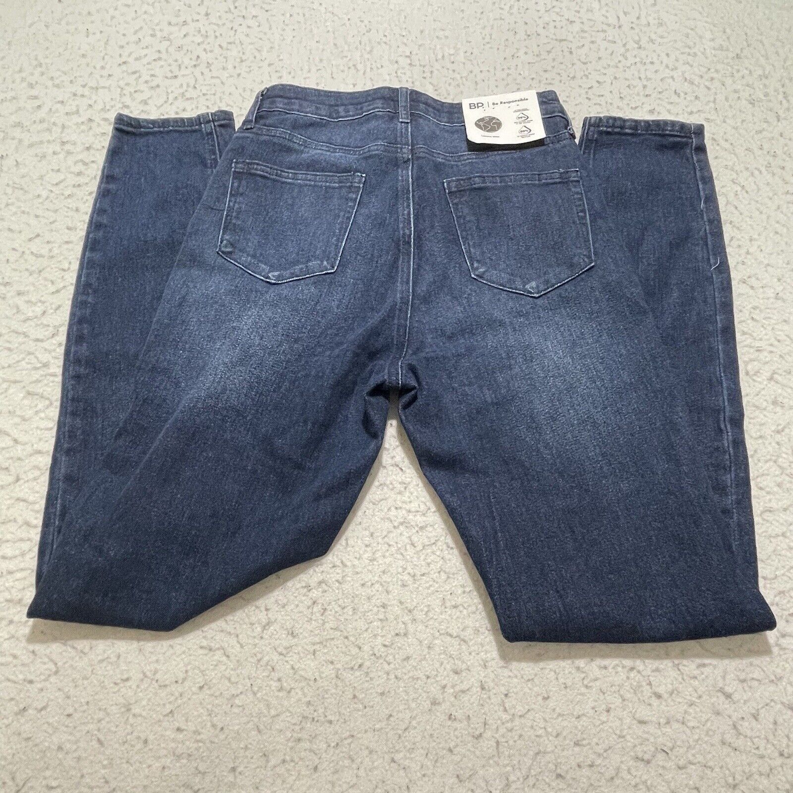 Nordstrom BP High-Rise Skinny Dark Wash Ankle Jeans Exposed Button Size 26" / US 2 / IT 38 - 8 Thumbnail