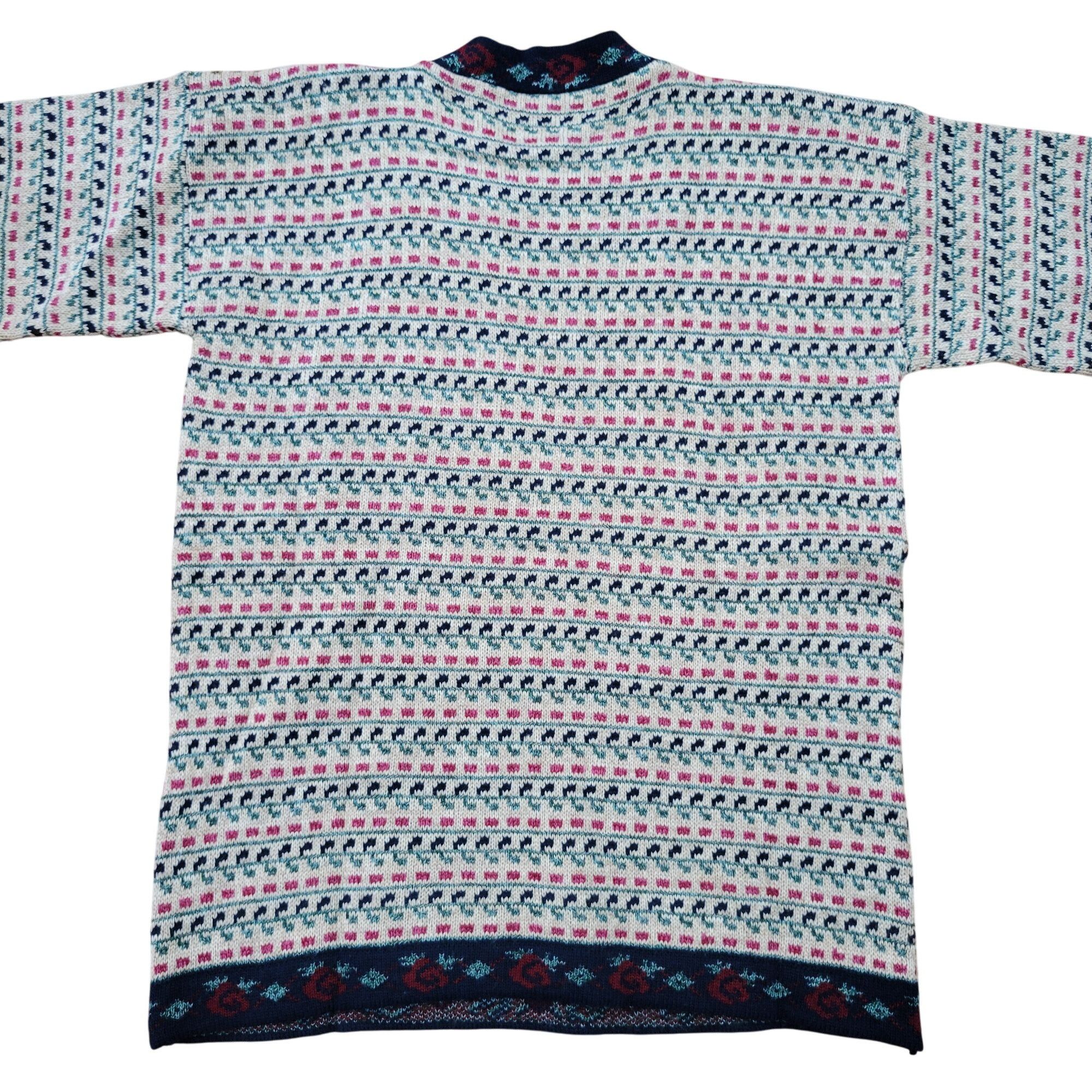 Other Adele Patchwork Sweater PM USA Multicolor Winter Layering Ov Size M / US 6-8 / IT 42-44 - 8 Thumbnail