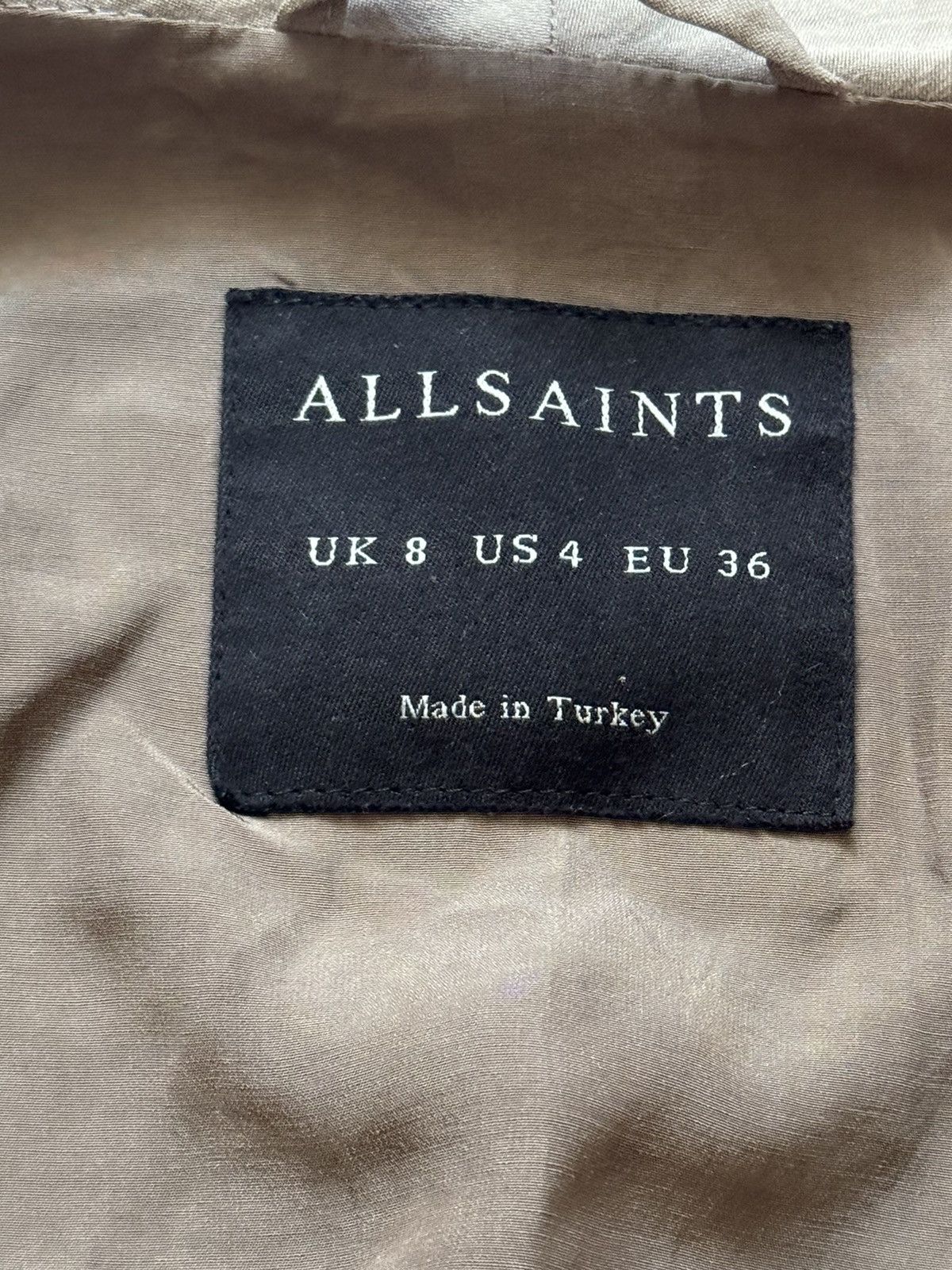 Allsaints × Vintage Allsaints US4 EU36 Kwar jacket knit cardigan sweater cape Size S / US 4 / IT 40 - 11 Thumbnail