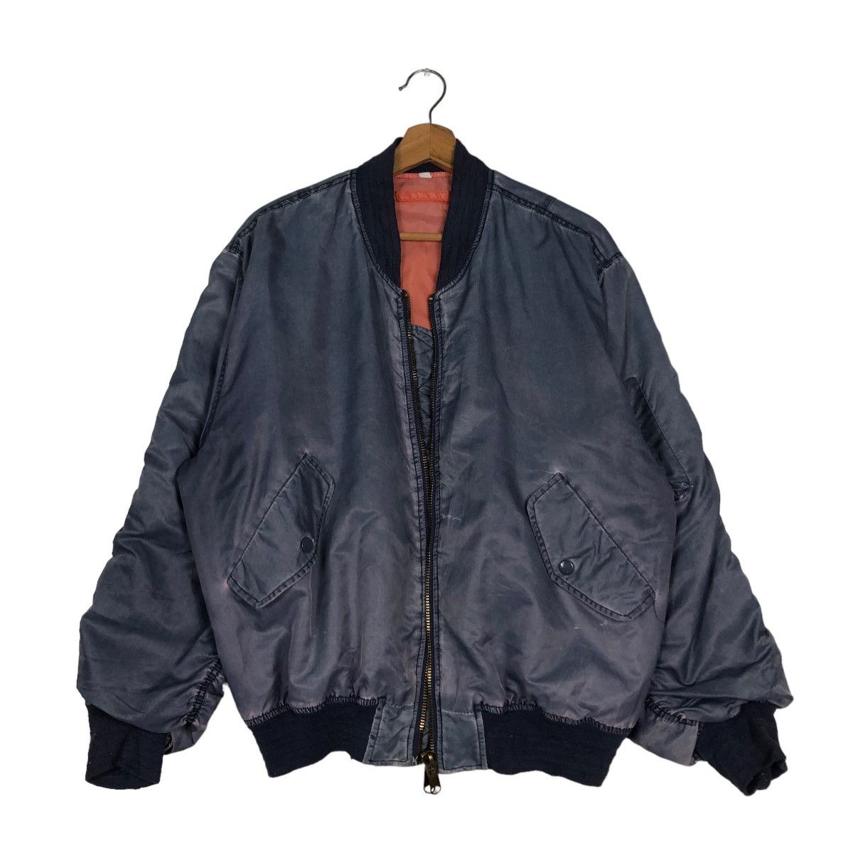 Japanese Brand 🔥Vintage Reversible Bomber Jacket Riot Riot Military Japan Size US L / EU 52-54 / 3 - 1 Thumbnail