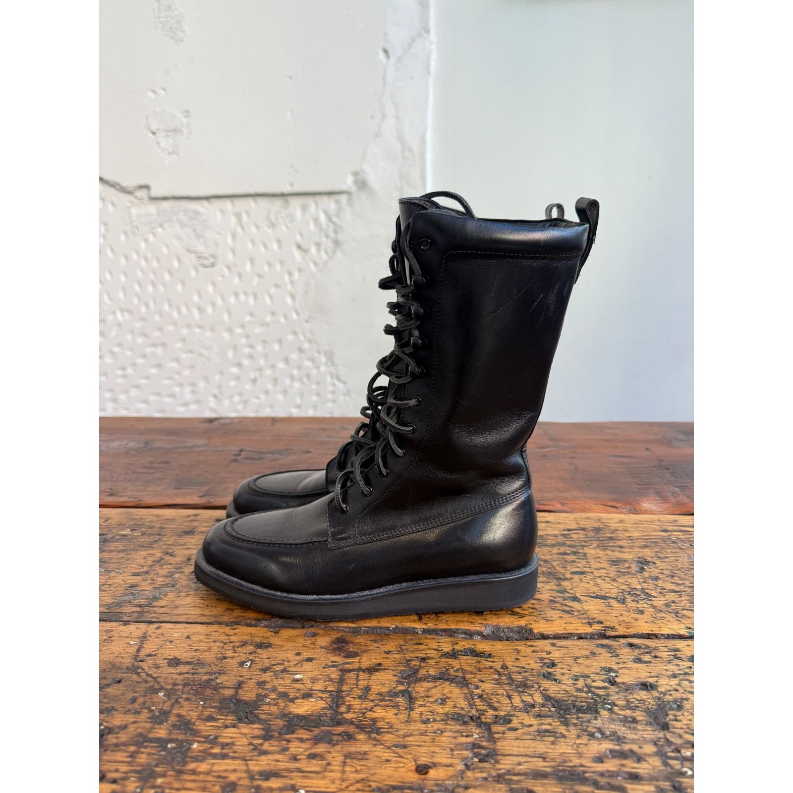 Tamara Mellon Karla Welch x Tamara Mellon Hellbent Leather Mid Calf Boots Size US 8.5 / IT 38.5 - 3 Thumbnail