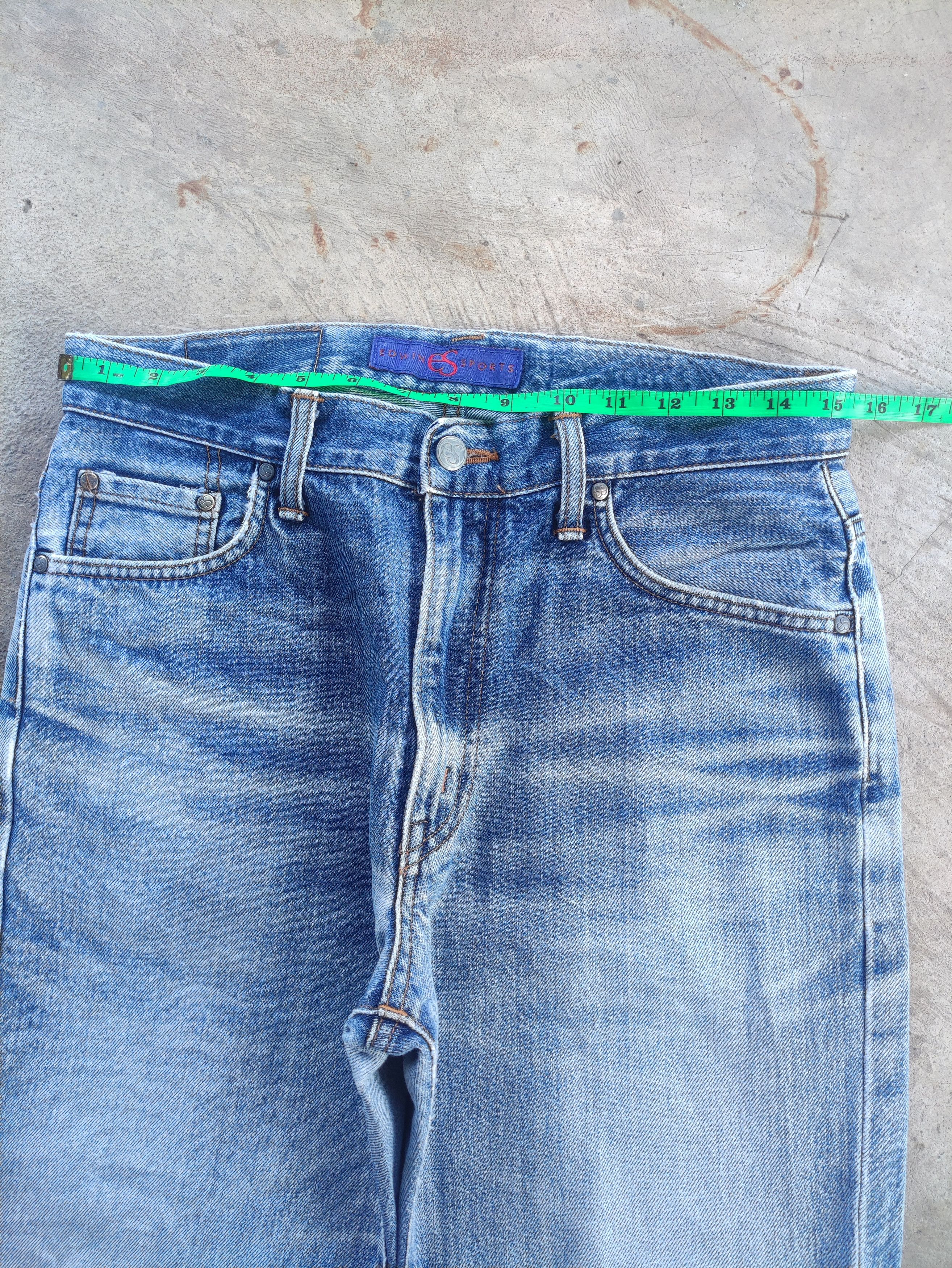 Edwin Vintage Edwin Japan Micro Flare Distressed Jean Size US 32 / EU 48 - 6 Thumbnail