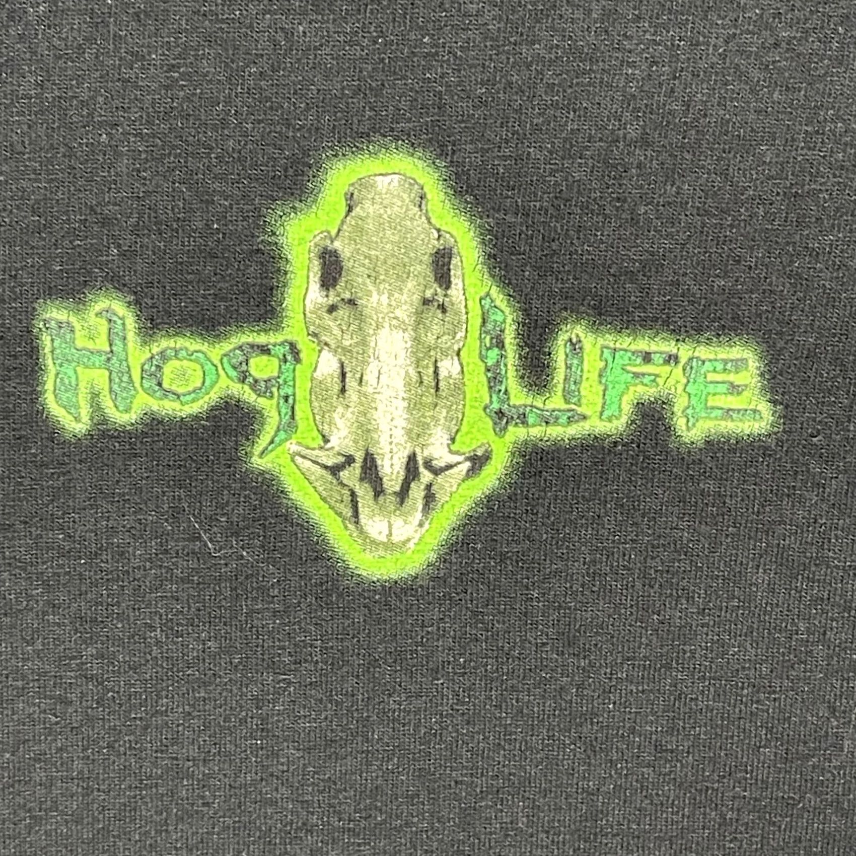 Gildan Gildan Shirt Mens 2XL Black Hog Life Skull Hunting Graphic Tee Size US XXL / EU 58 / 5 - 4 Thumbnail