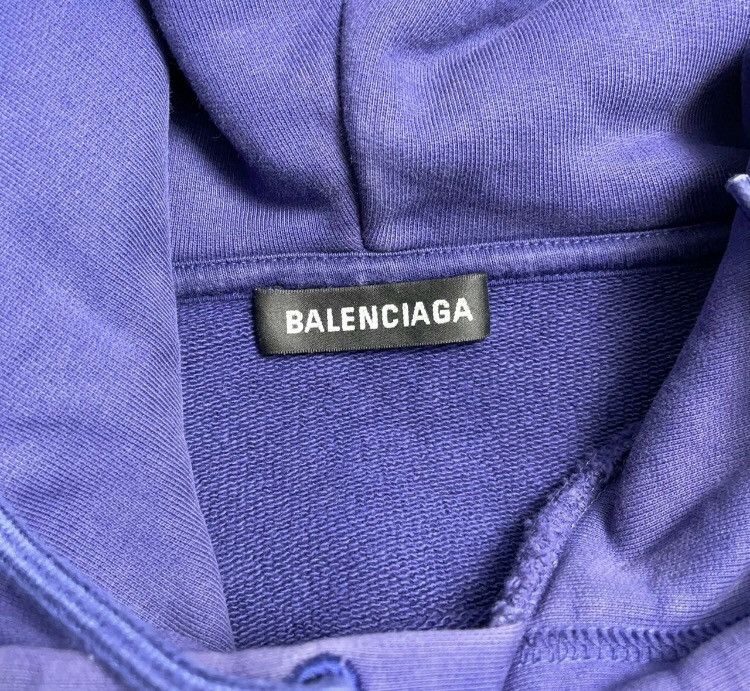 Balenciaga Balenciaga chest print hooded sweatshirt2412-Nextarrow Size US M / EU 48-50 / 2 - 4 Thumbnail