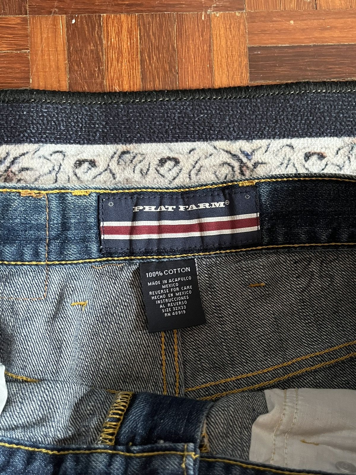 JNCO × Phat Farm × Vintage Vintage Baggy Y2K Phat Farm Size US 34 / EU 50 - 5 Thumbnail