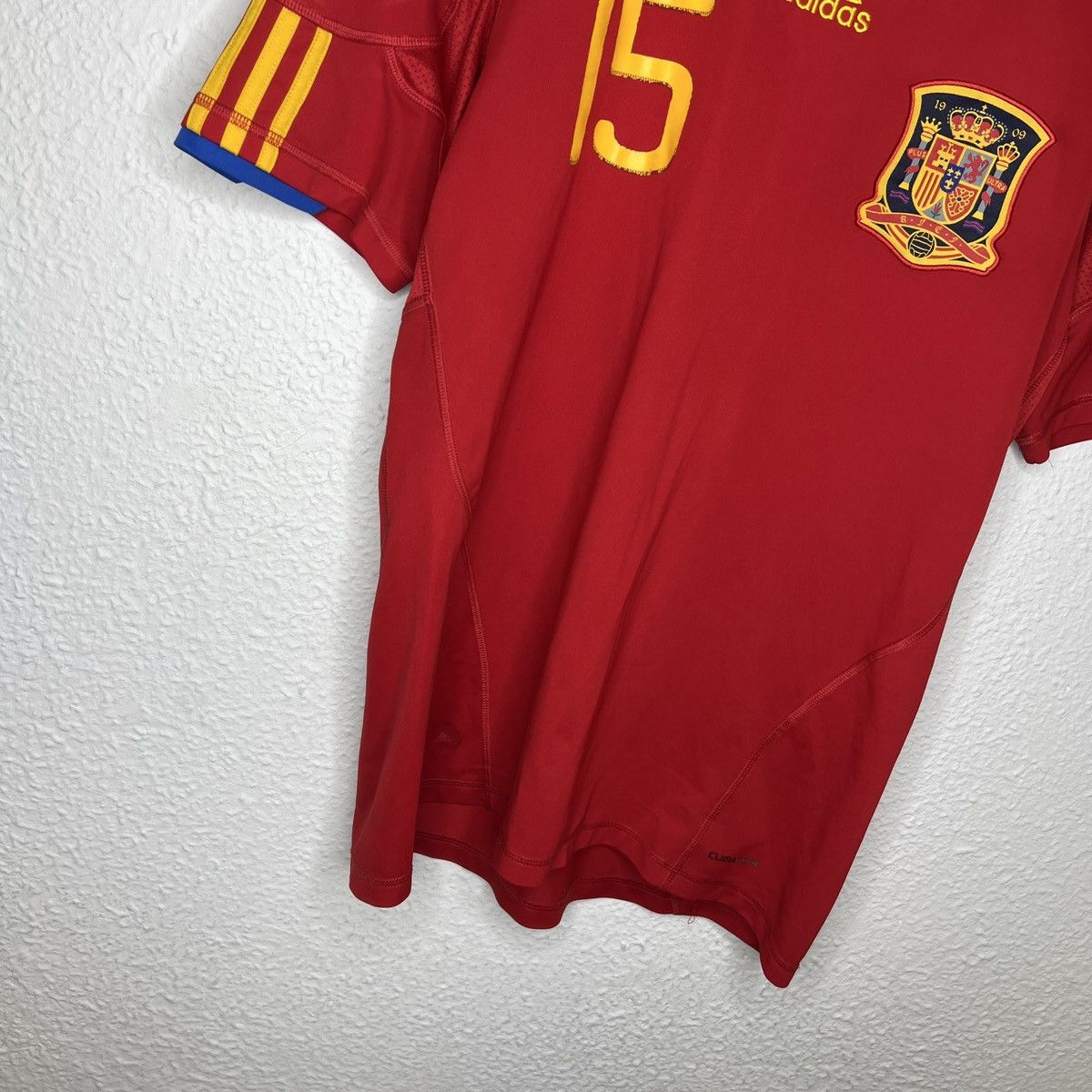 Adidas Adidas Spain Home Hit Ramos 15 2009/2010 Red World Champions Size US M / EU 48-50 / 2 - 2 Thumbnail
