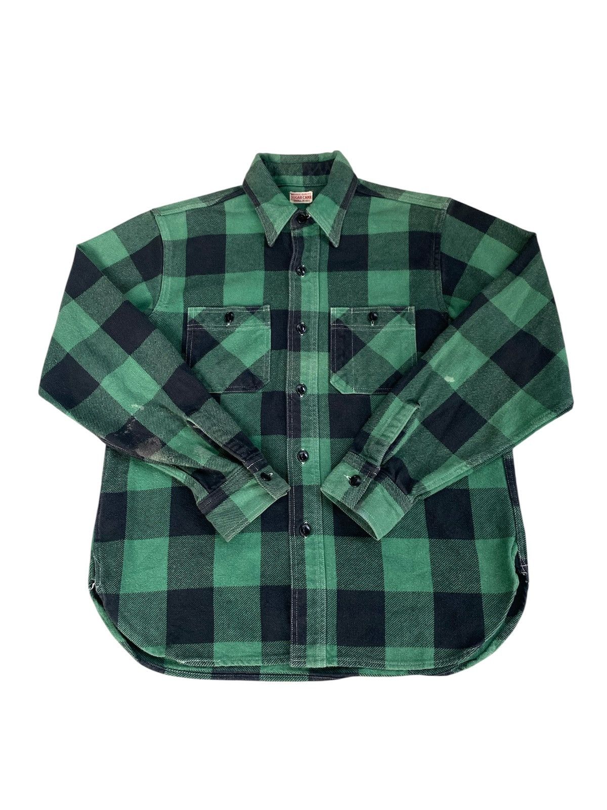 Sugar Cane Vintage Sugarcane Plaid Tartan Flannel Lumberjack Shirt Size US S / EU 44-46 / 1 - 1 Thumbnail