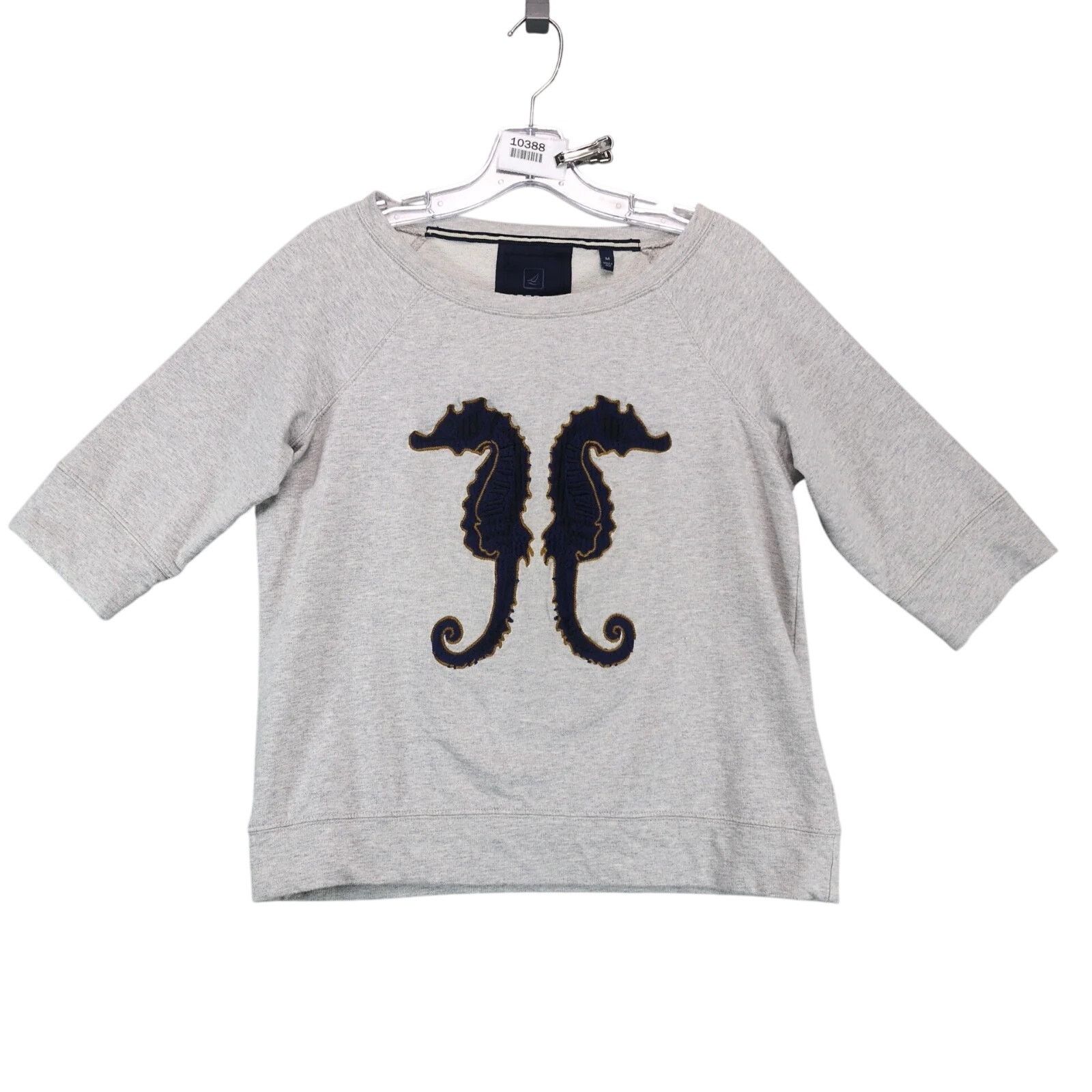 Sperry Sperry Top-Sider Seahorse Gray Pullover Sweatshirt Women's M Size M / US 6-8 / IT 42-44 - 1 Thumbnail