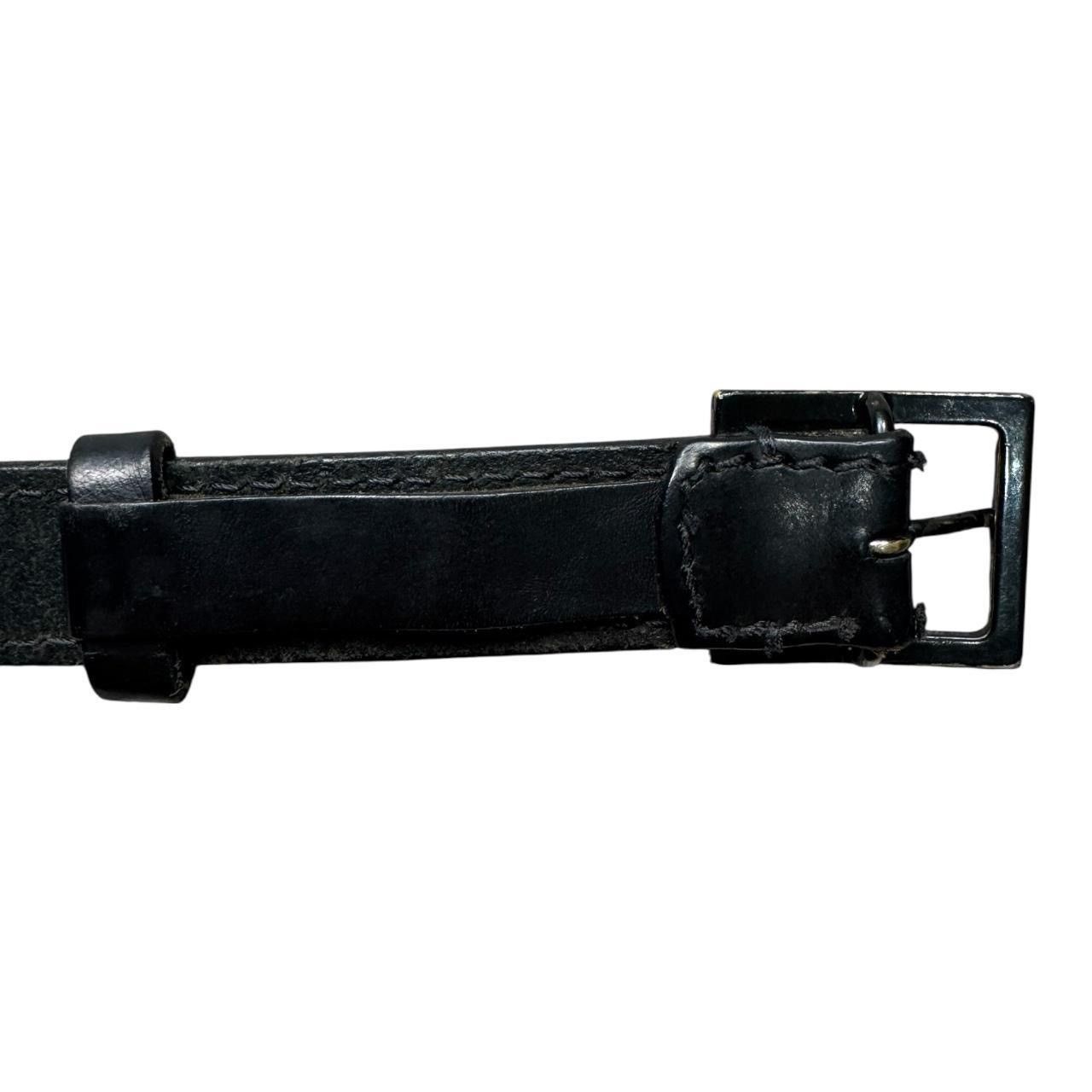 Dior Dior Homme black leather belt Hedi Slimane Size 30 - 5 Thumbnail