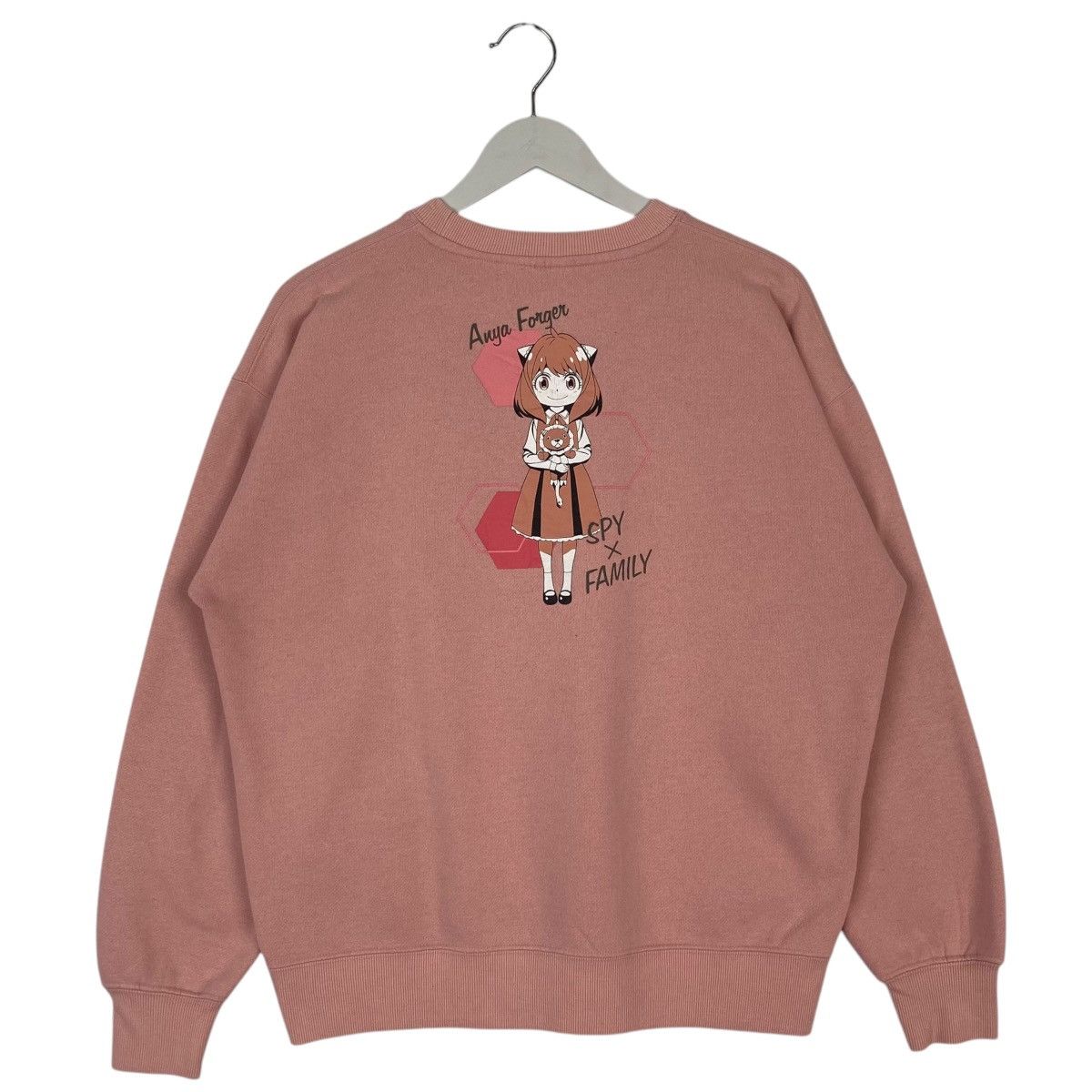 Designer × Vintage Vintage Spy X Family Crewneck Sweatshirt Pink Size M Size M / US 6-8 / IT 42-44 - 7 Thumbnail